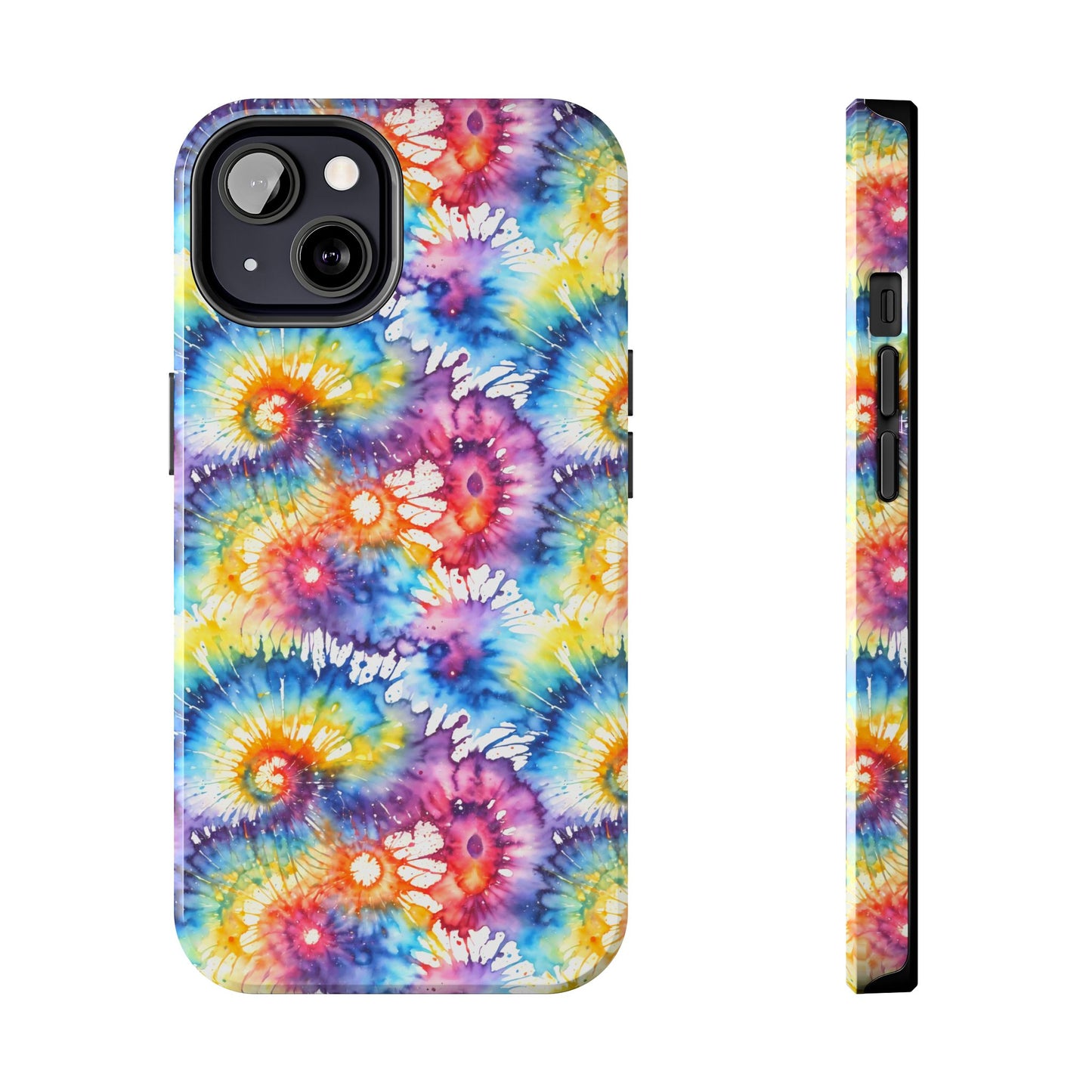 Rainbow Tye Dye Phone Case | Hippie Rainbow Phone Case | Boho Tye Dye | Tough Phone Case | Cute Rainbow Phone Case