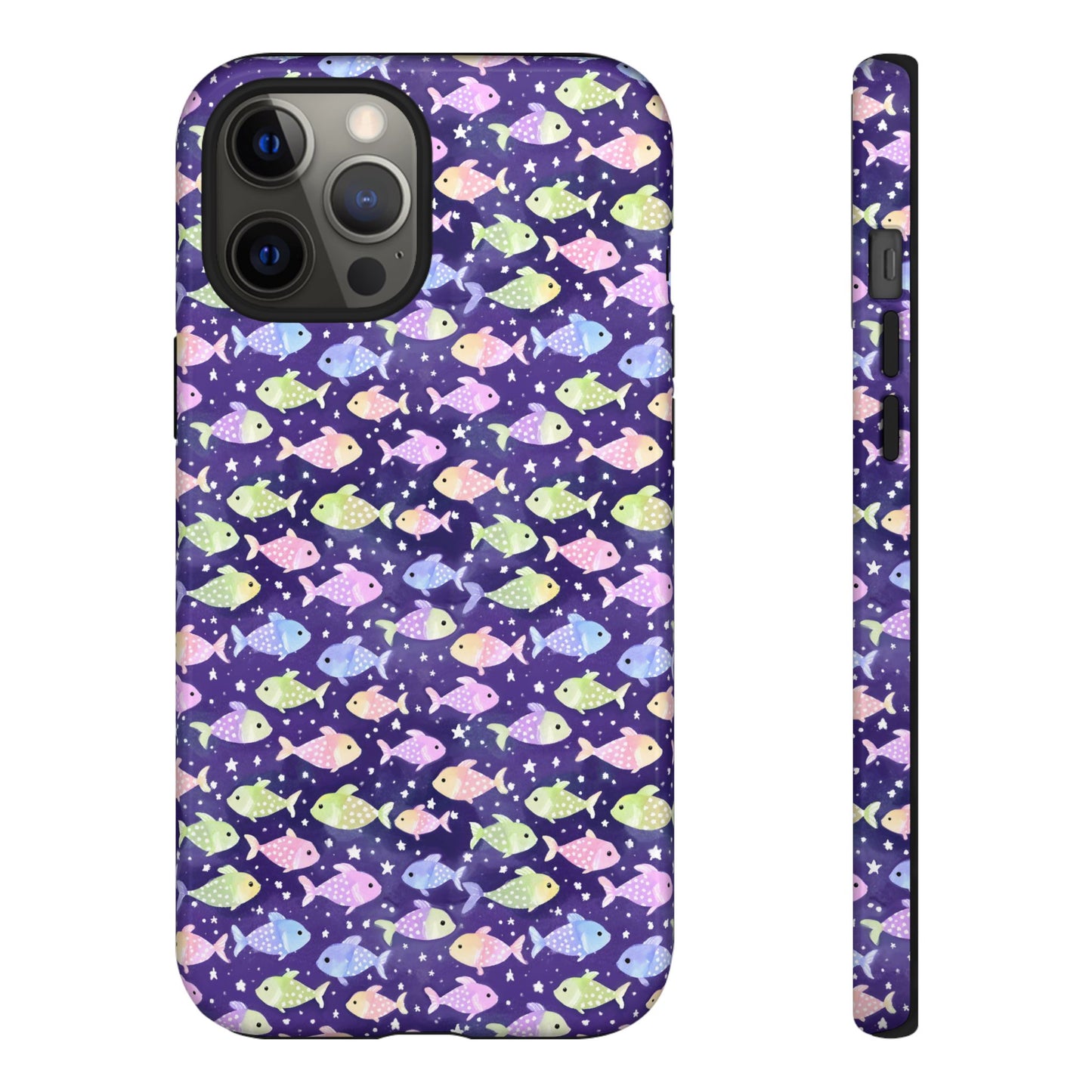 Fish And Stars | Tough Cases | Phone Case | Protective Cover | Ocean Themed | Sea Themed | Cute Phone Cover | Colorful