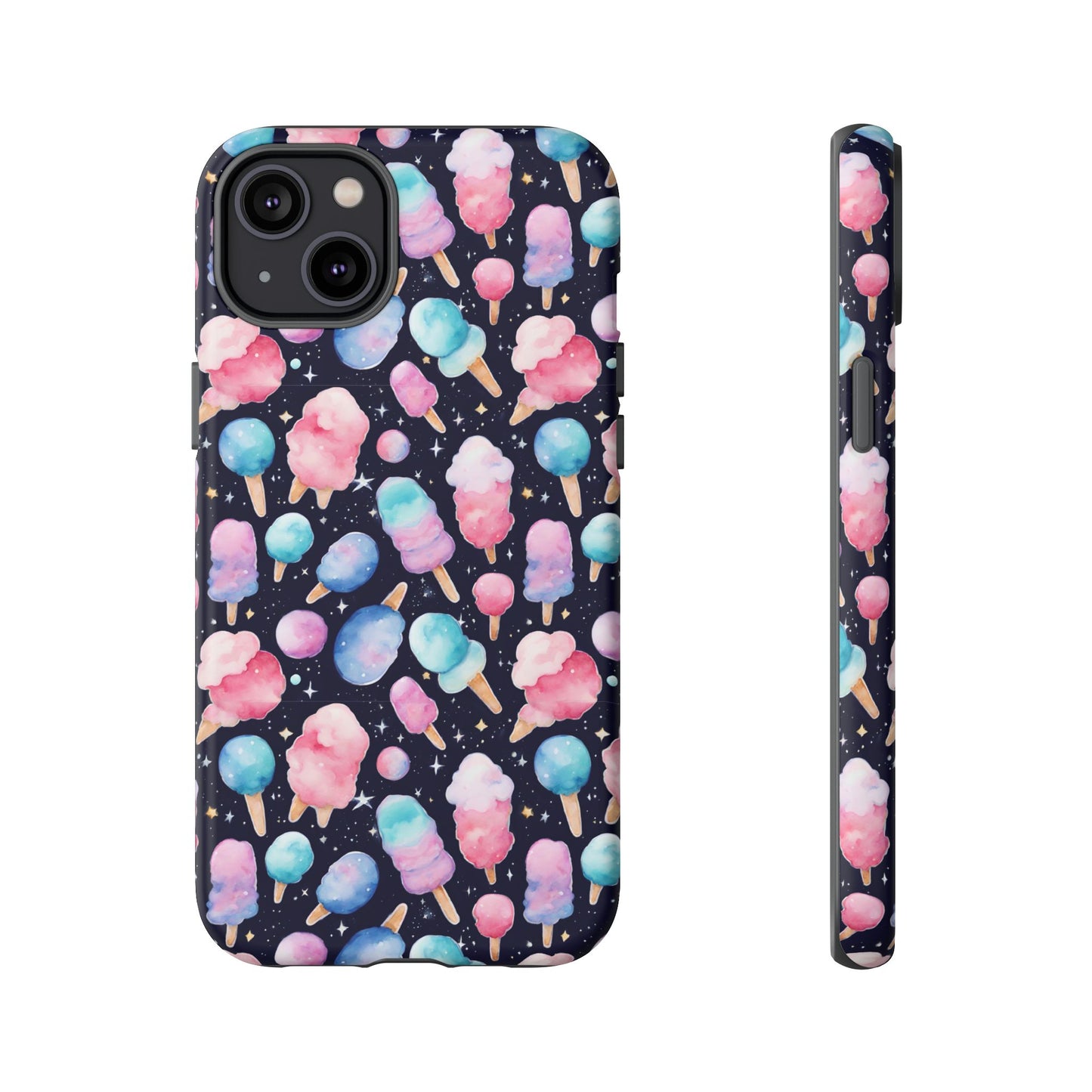 Cotton Candy Space Explosion Tough Case For iPhone Samsung