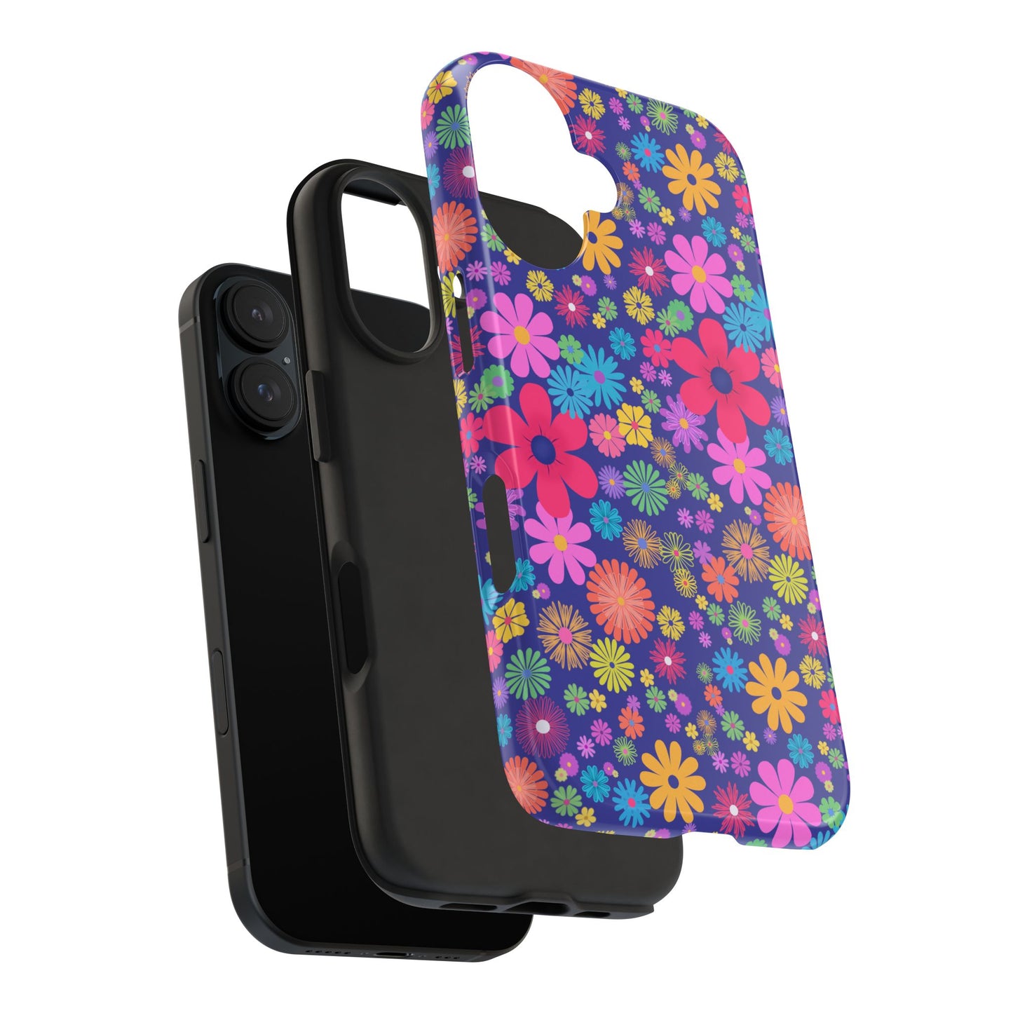 Colorful Floral Tough Phone Cases