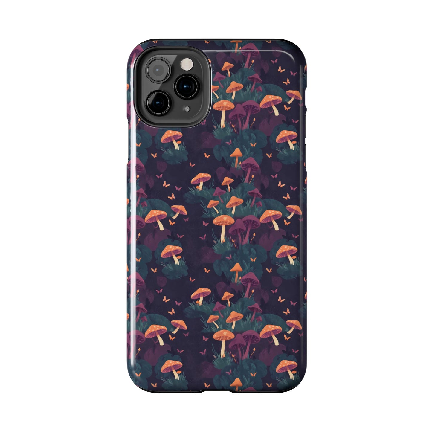 Witchy Mushroom And Moth IPhone Case | Witchy Phone Case | Mushroom Phone Case | Hippie Mushrooms | Night Moths
