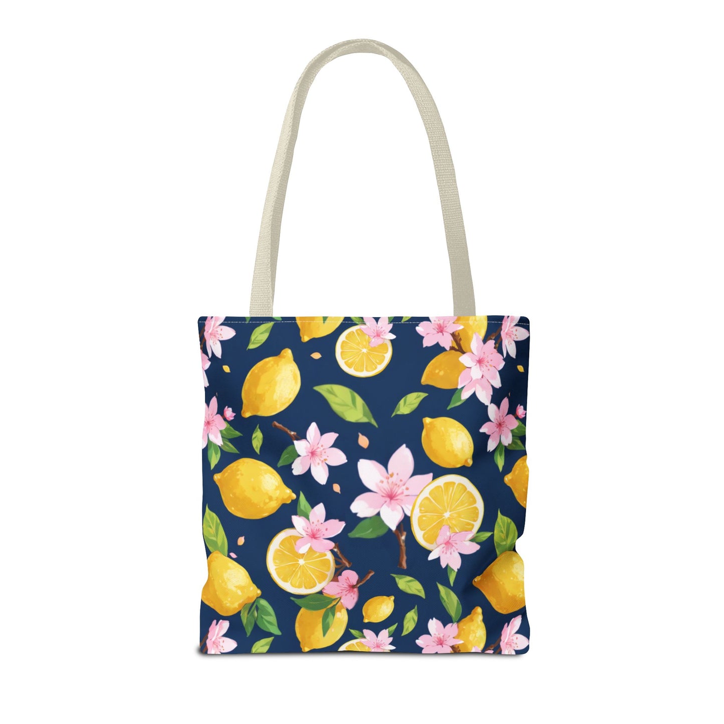Lemon and cherry blossom Tote Bag