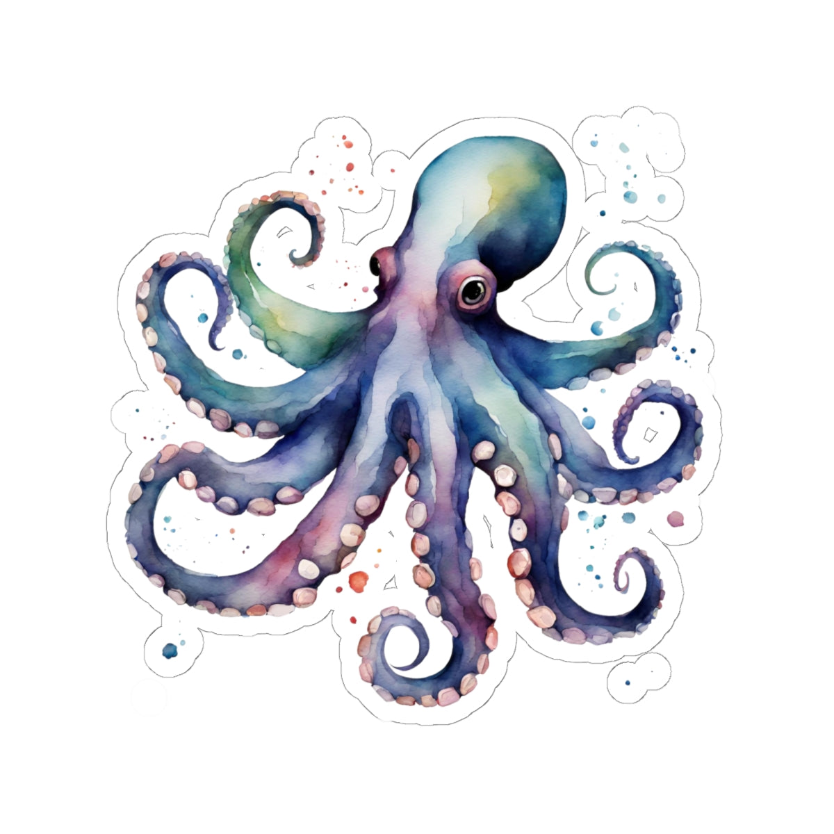 Octopus Kiss-Cut Stickers
