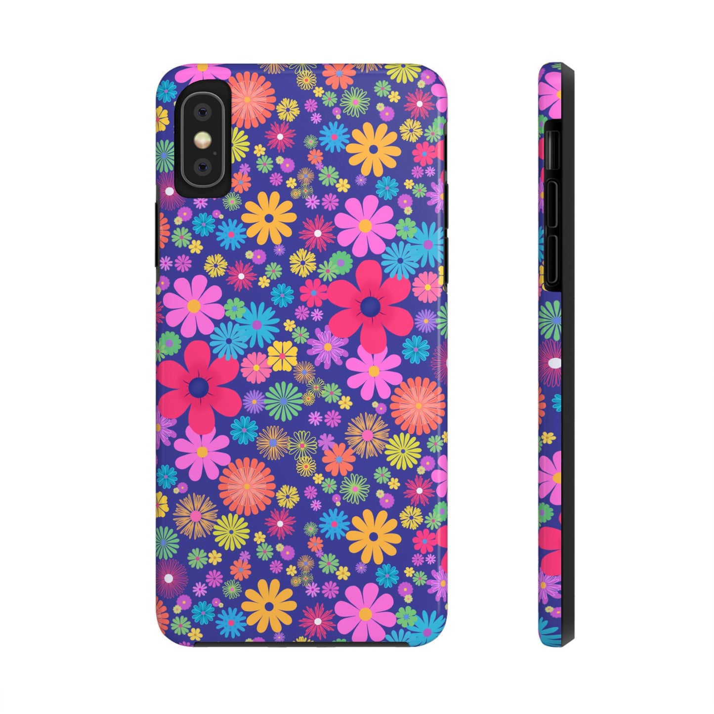 Colorful Floral Tough Phone Cases