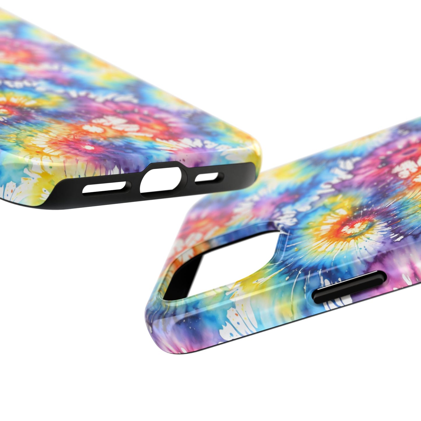 Rainbow Tye Dye Phone Case | Hippie Rainbow Phone Case | Boho Tye Dye | Tough Phone Case | Cute Rainbow Phone Case