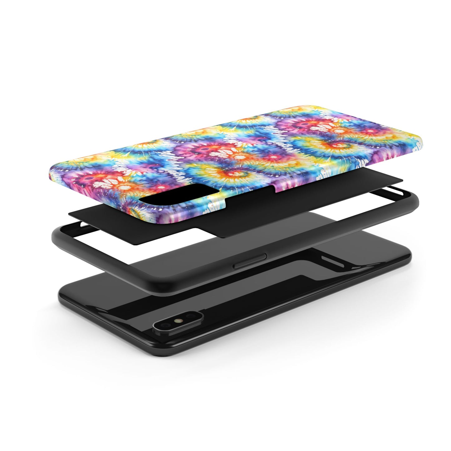 Rainbow Tye Dye Phone Case | Hippie Rainbow Phone Case | Boho Tye Dye | Tough Phone Case | Cute Rainbow Phone Case