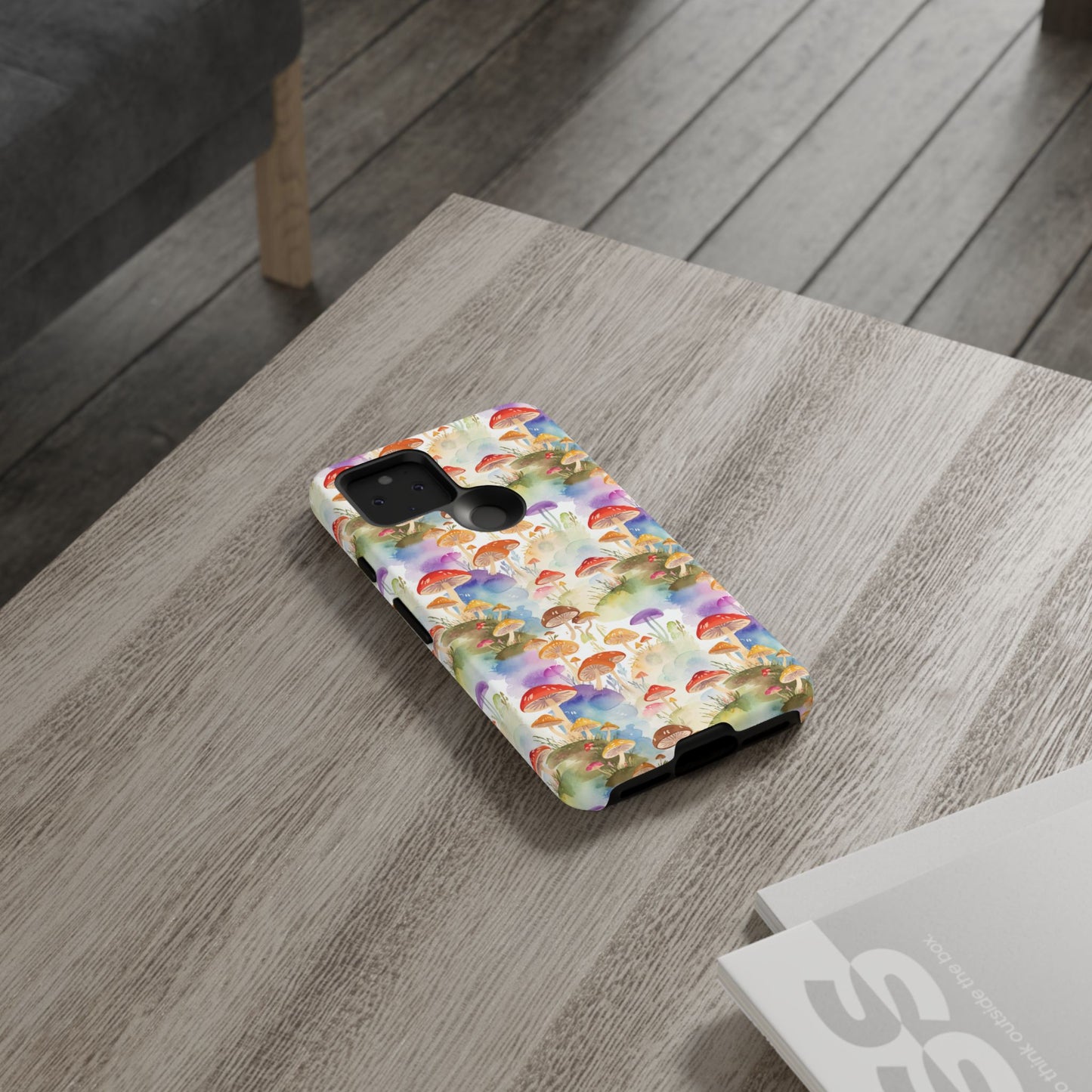 Mushroom Phone Case | Shroom Phone Cover | Hippie Themed Phone Case | Cute mushroom Pattern | Tough Case