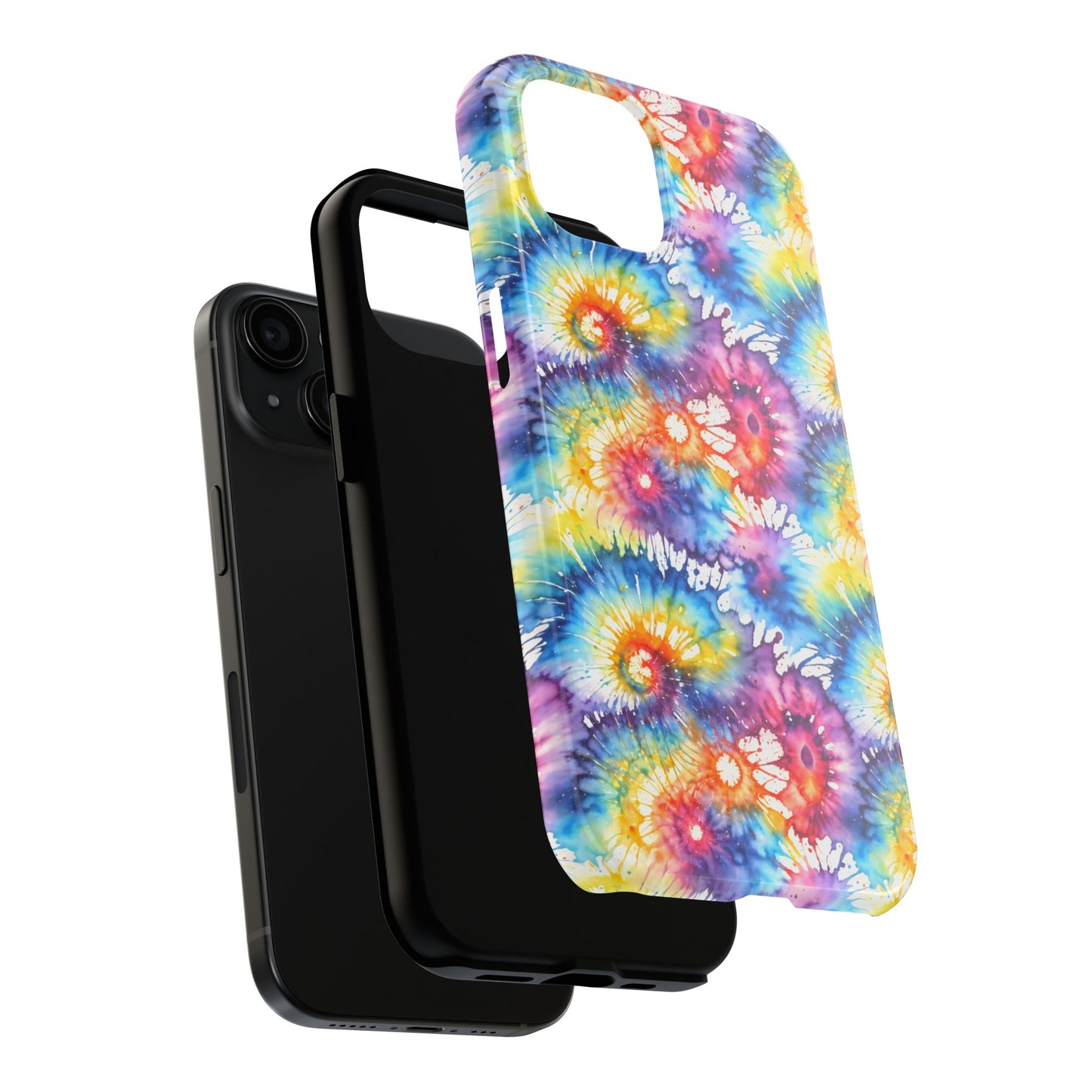 Rainbow Tye Dye Phone Case | Hippie Rainbow Phone Case | Boho Tye Dye | Tough Phone Case | Cute Rainbow Phone Case