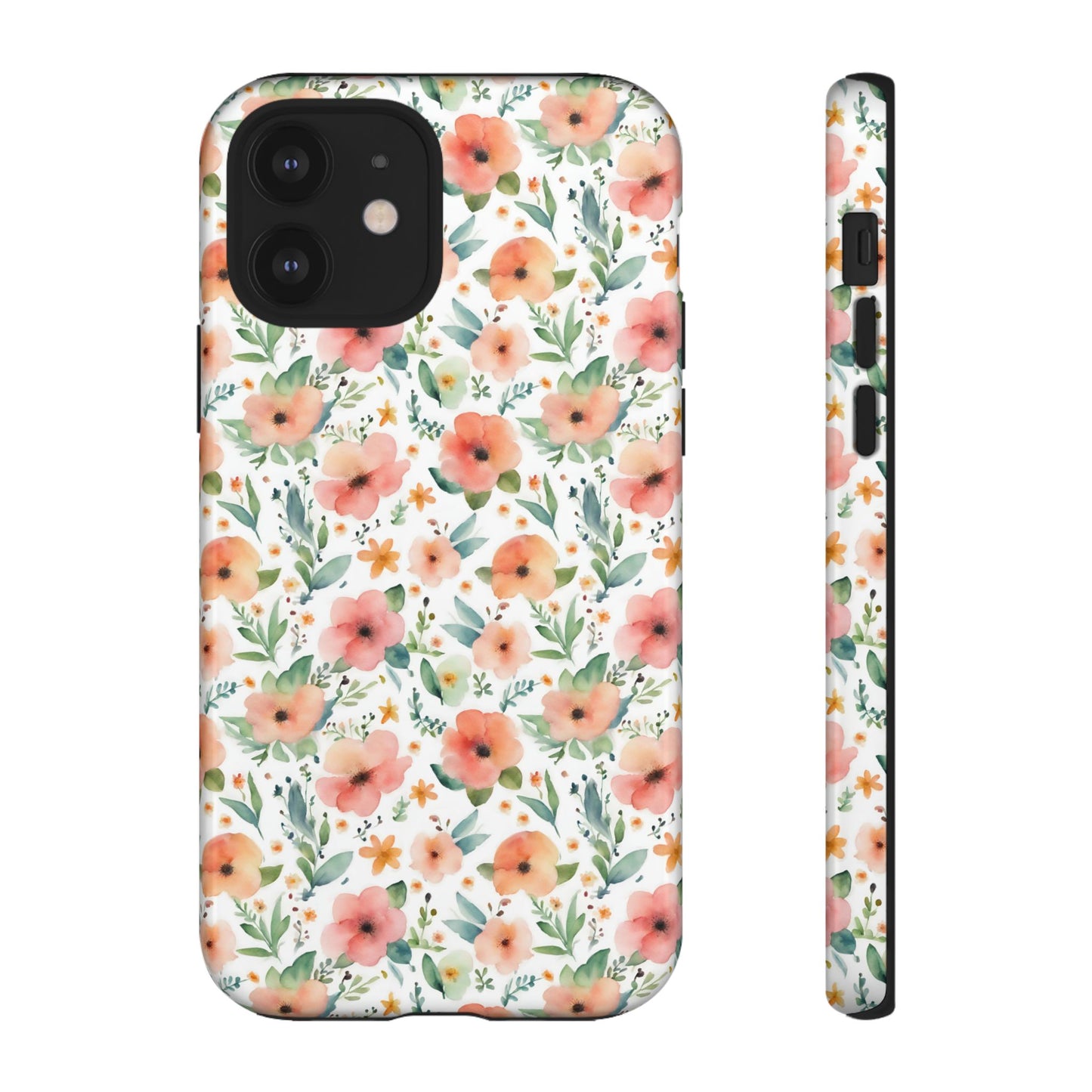 Watercolor Floral Print | Tough Cases | IPhone Case | Samsung Case | Flower Phone Case | Floral Case