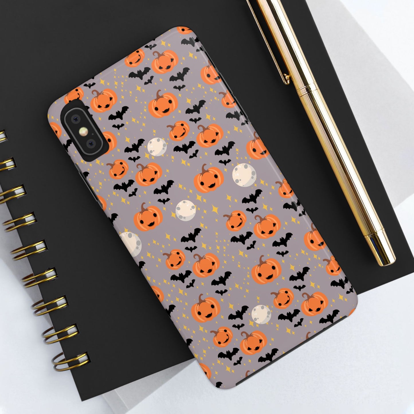 Halloween Phone Cases, Tough Phone Case, Fall Decor, Halloween Gift, Pumpkin Phone Cover, Spooky Vibes, Unique Phone Accessories