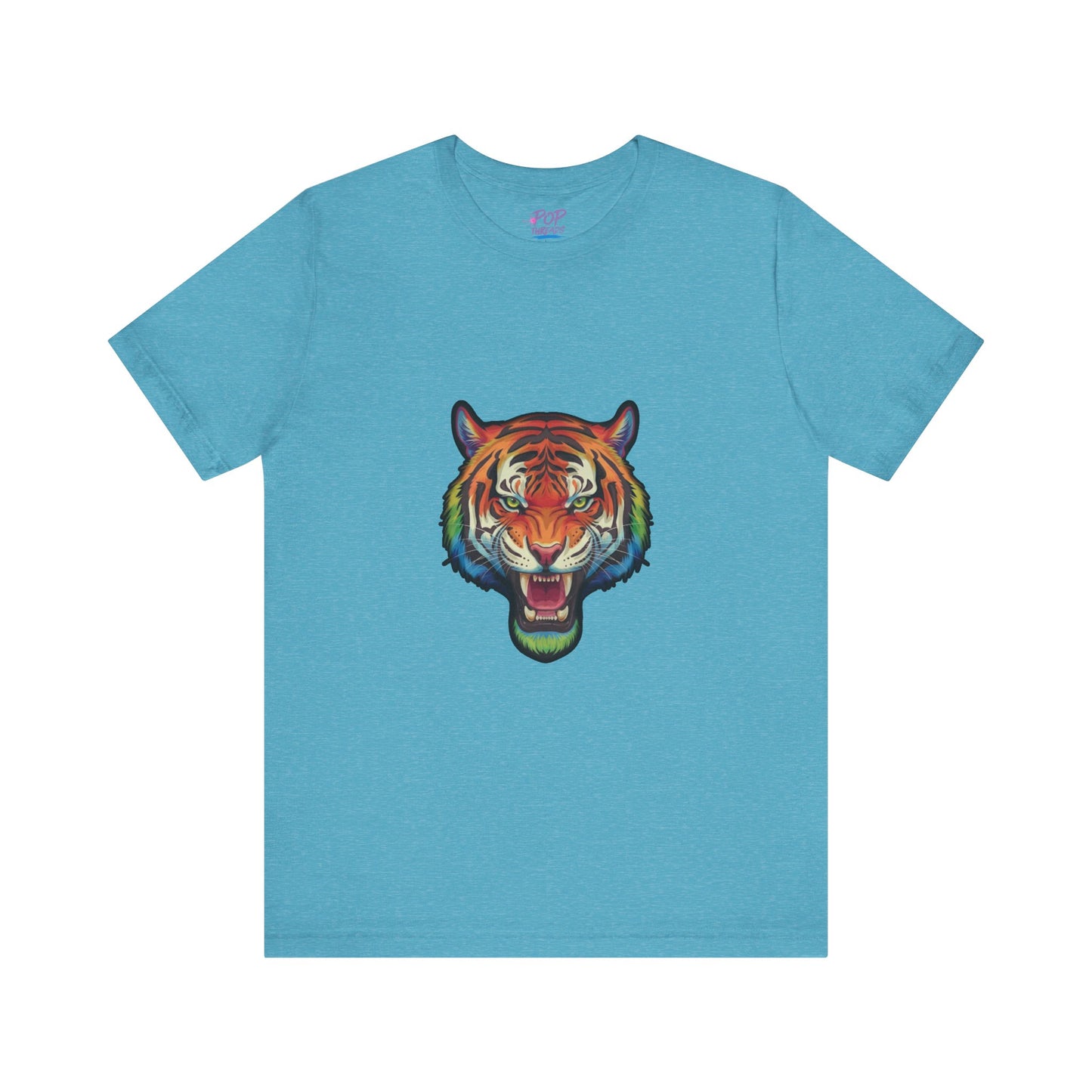 Colorful Rainbow Tiger Tee
