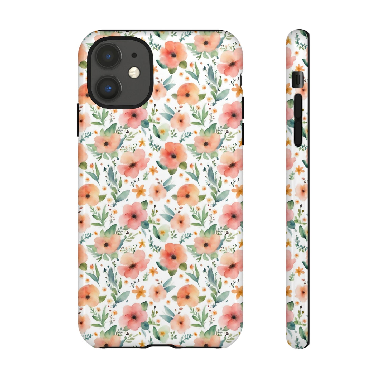 Watercolor Floral Print | Tough Cases | IPhone Case | Samsung Case | Flower Phone Case | Floral Case