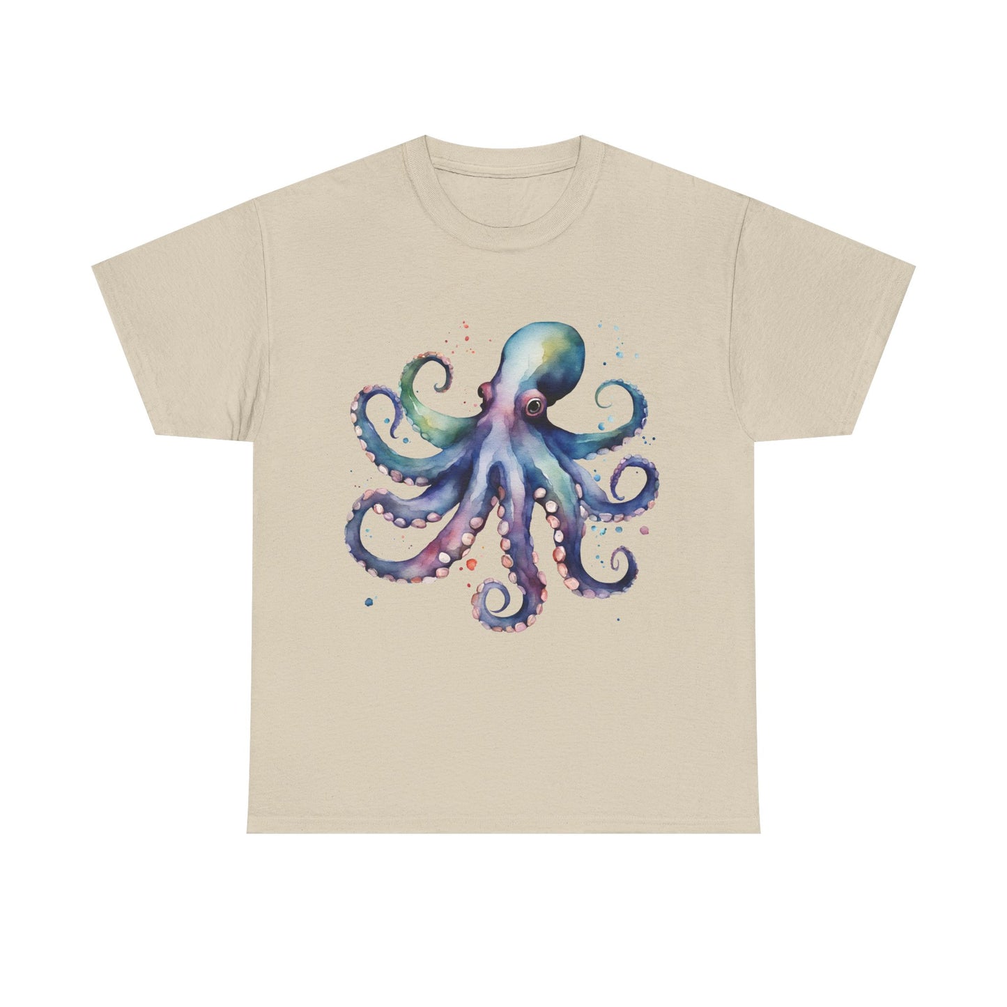 Deep Sea Octopus Graphic Tee Unisex Heavy Cotton Crew Neck