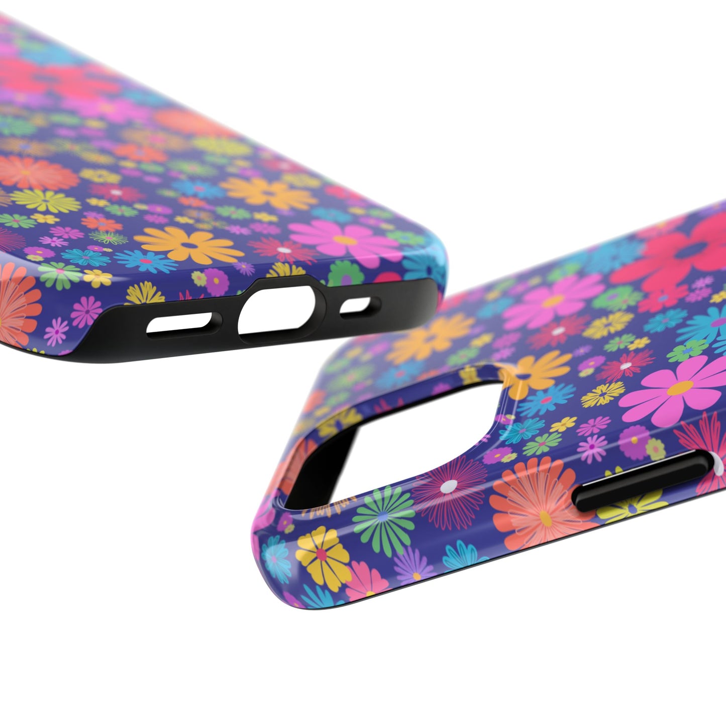 Colorful Floral Tough Phone Cases