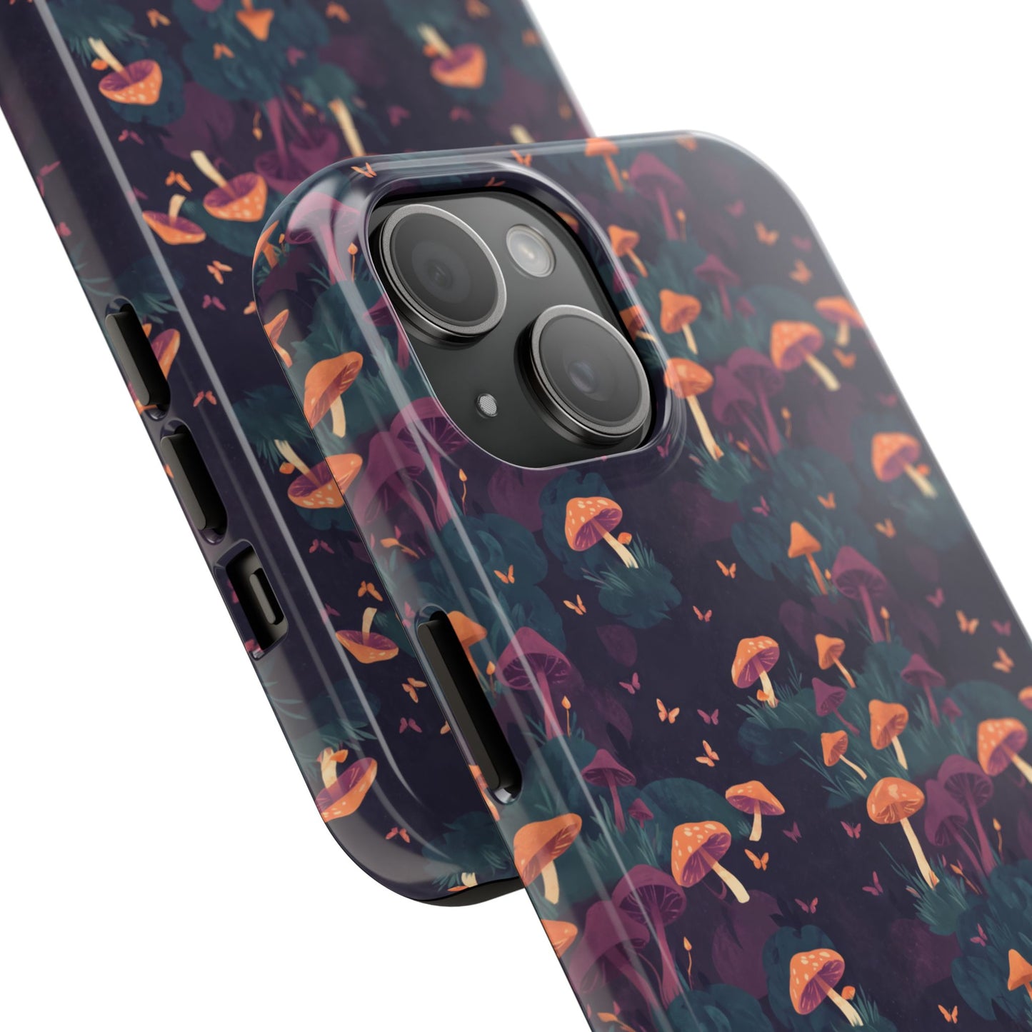 Witchy Mushroom And Moth IPhone Case | Witchy Phone Case | Mushroom Phone Case | Hippie Mushrooms | Night Moths