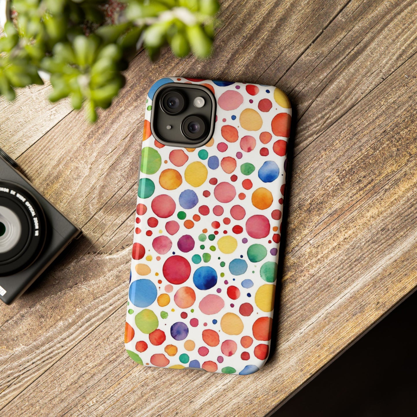 Polka dot drop | Tough Cases | Phone Case | IPhone | Samsung | Protective Phone Case | Phone Protector | Cute Phone Cover