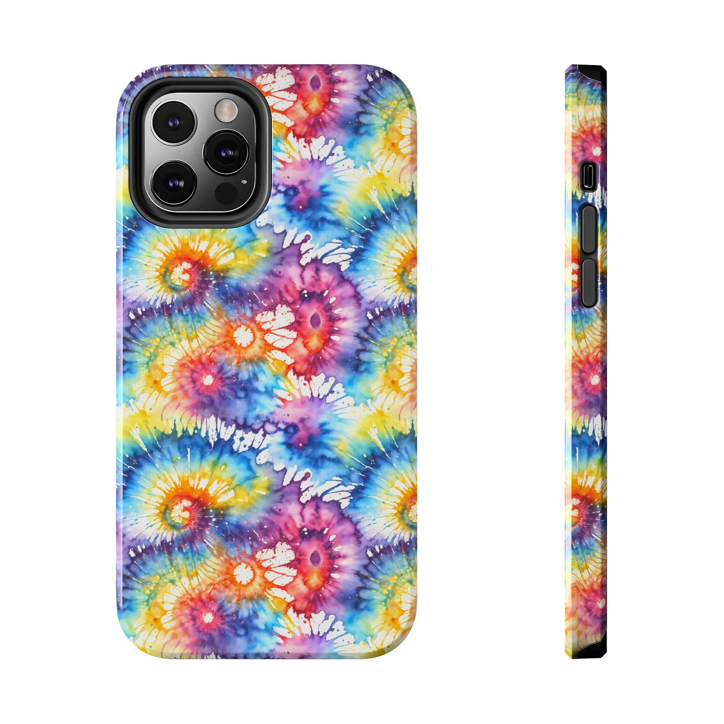 Rainbow Tye Dye Phone Case | Hippie Rainbow Phone Case | Boho Tye Dye | Tough Phone Case | Cute Rainbow Phone Case