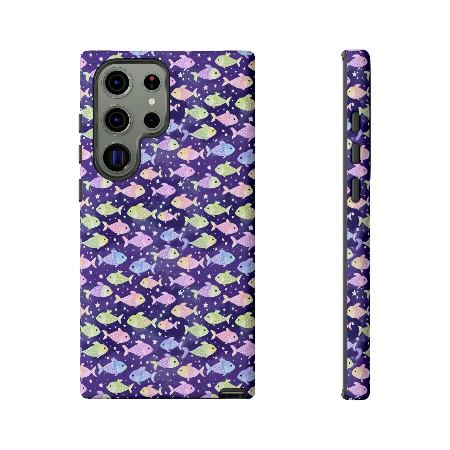 Fish And Stars | Tough Cases | Phone Case | Protective Cover | Ocean Themed | Sea Themed | Cute Phone Cover | Colorful