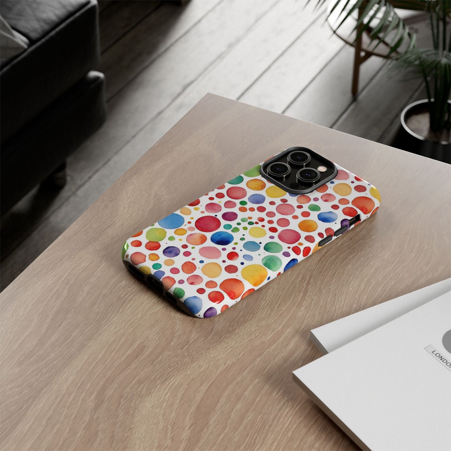 Polka dot drop | Tough Cases | Phone Case | IPhone | Samsung | Protective Phone Case | Phone Protector | Cute Phone Cover