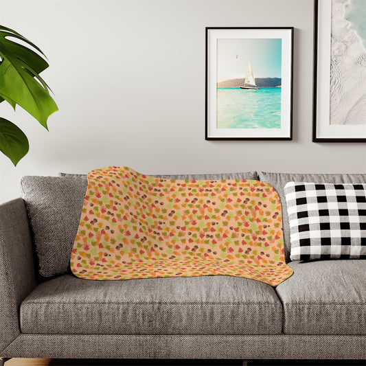 Autumn Leaves Soft Plush Blanket