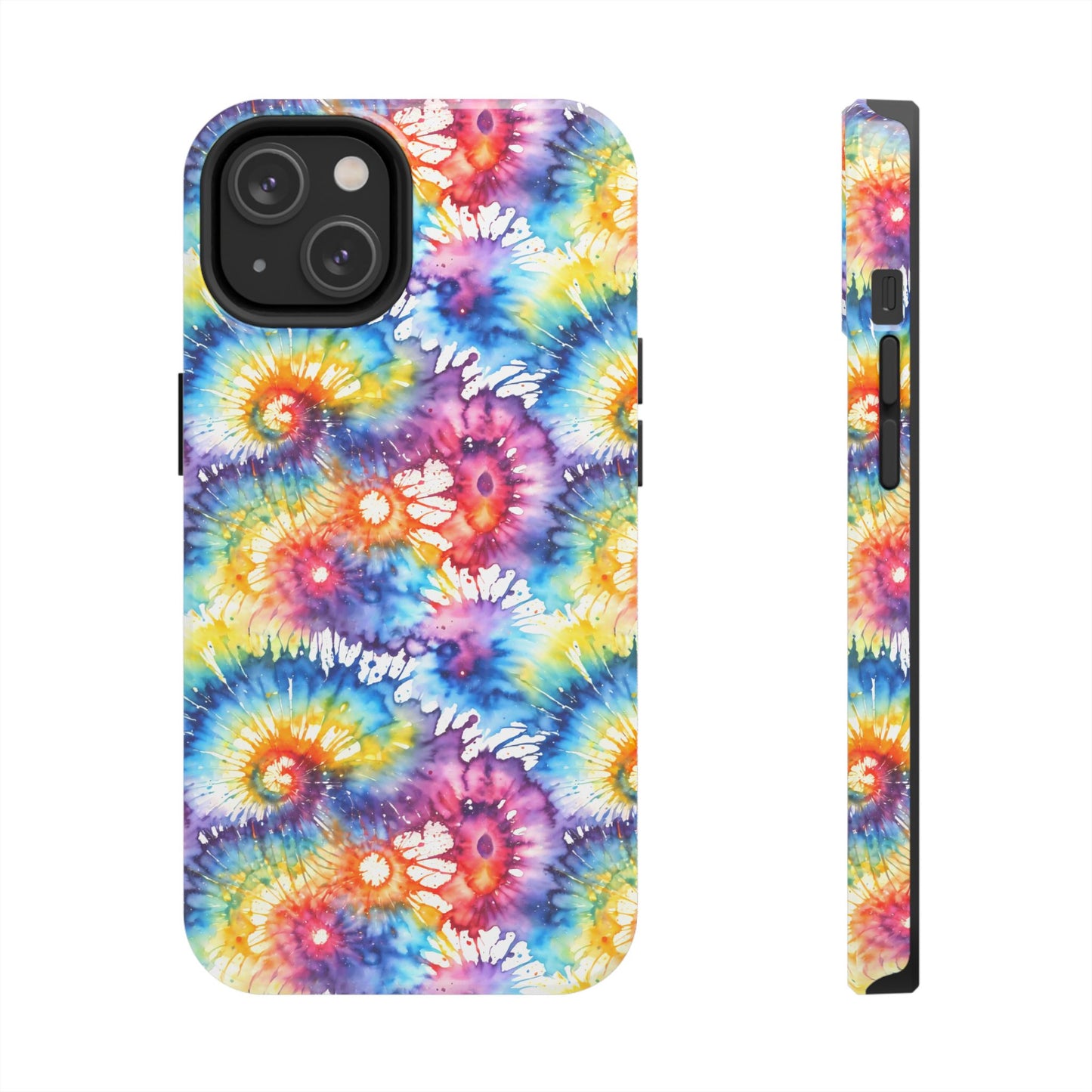 Rainbow Tye Dye Phone Case | Hippie Rainbow Phone Case | Boho Tye Dye | Tough Phone Case | Cute Rainbow Phone Case