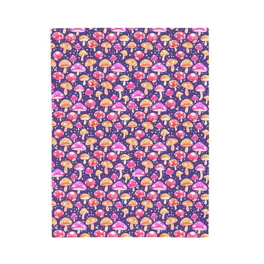 Mushroom Magic Soft Plush Blanket