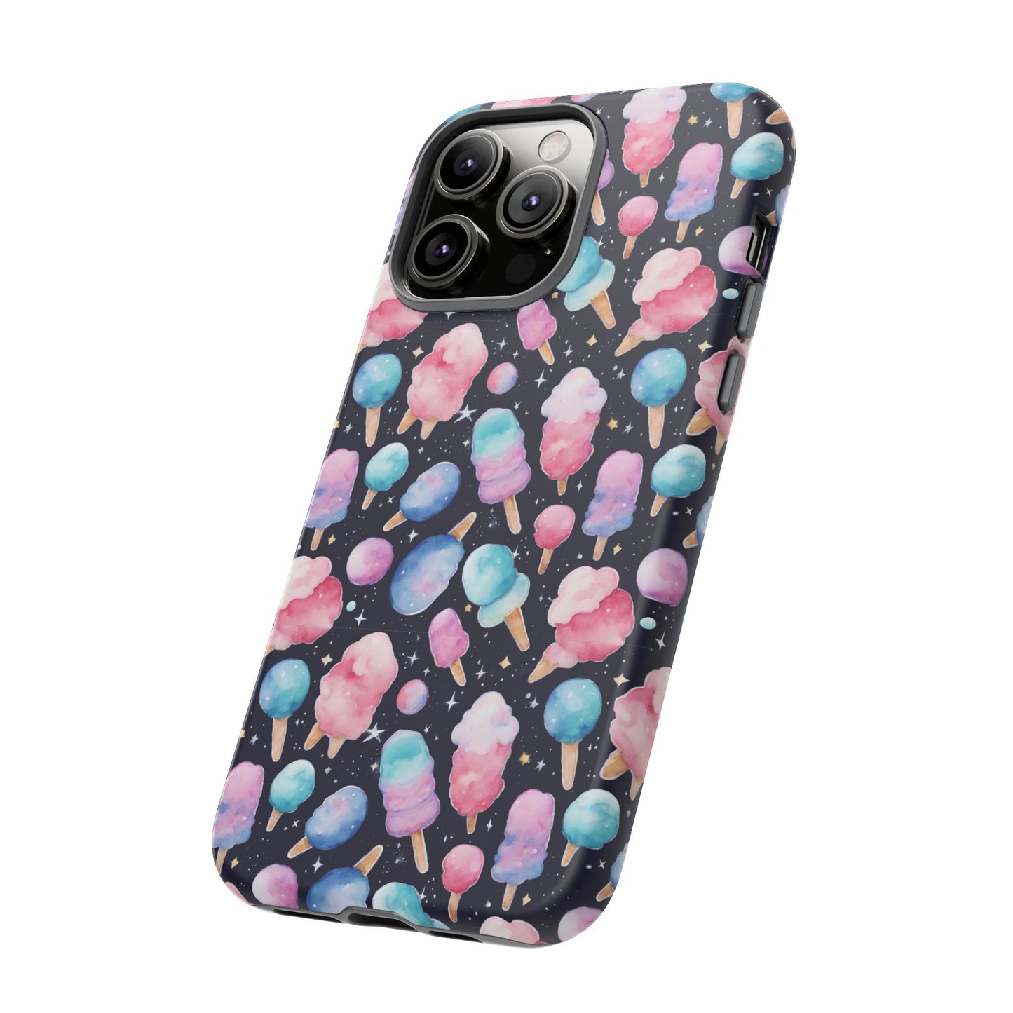Cotton Candy Space Explosion Tough Case For iPhone Samsung