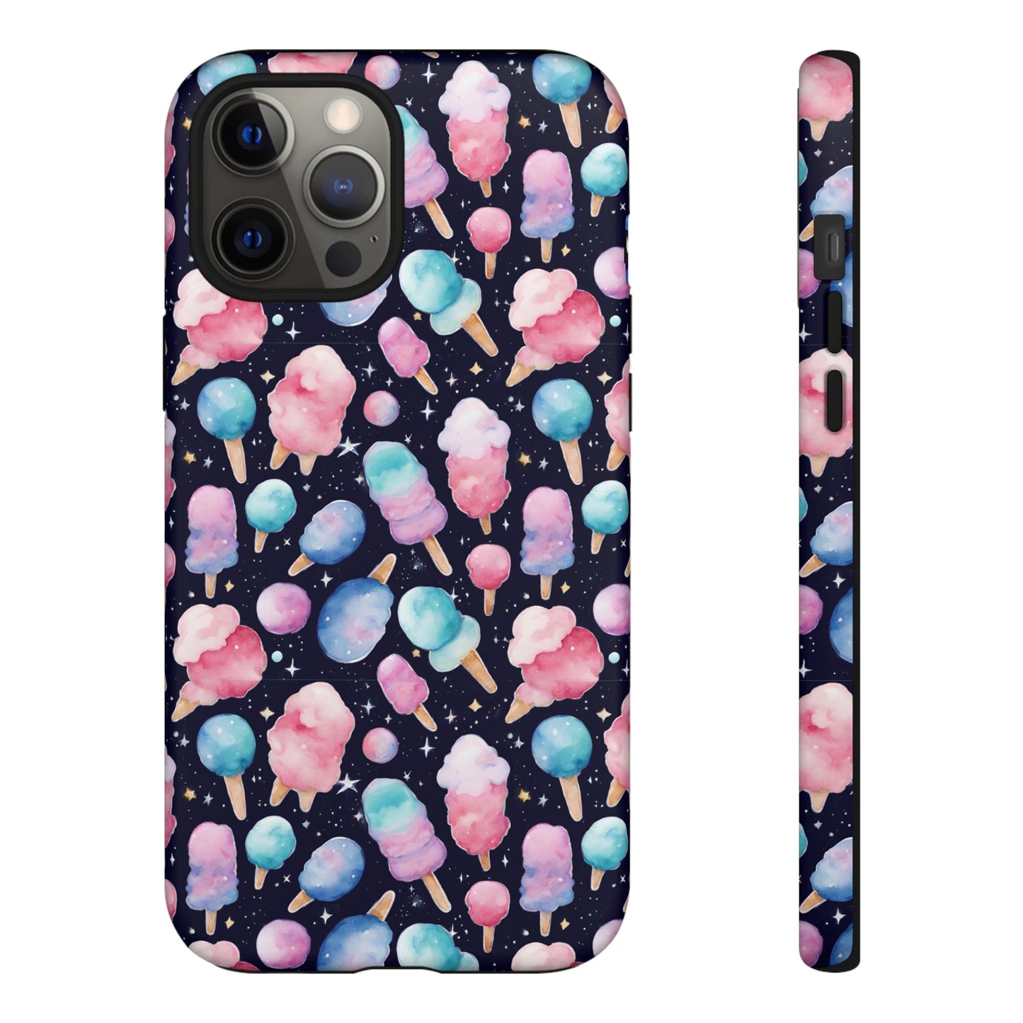 Cotton Candy Space Explosion Tough Case For iPhone Samsung