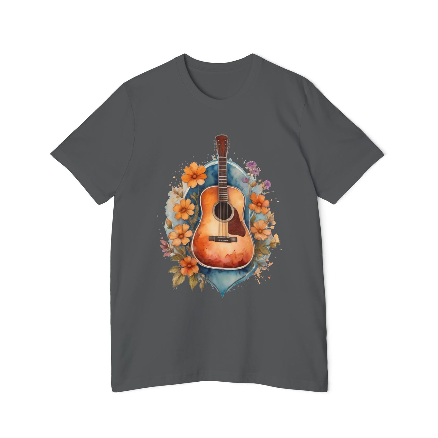 Retro Guitar Tshirt | 70s Style Guitar Tee | Guitar Tshirt | Vintage Boho Shirt | Music Lover Shirt | musician gift | Gift For Friend