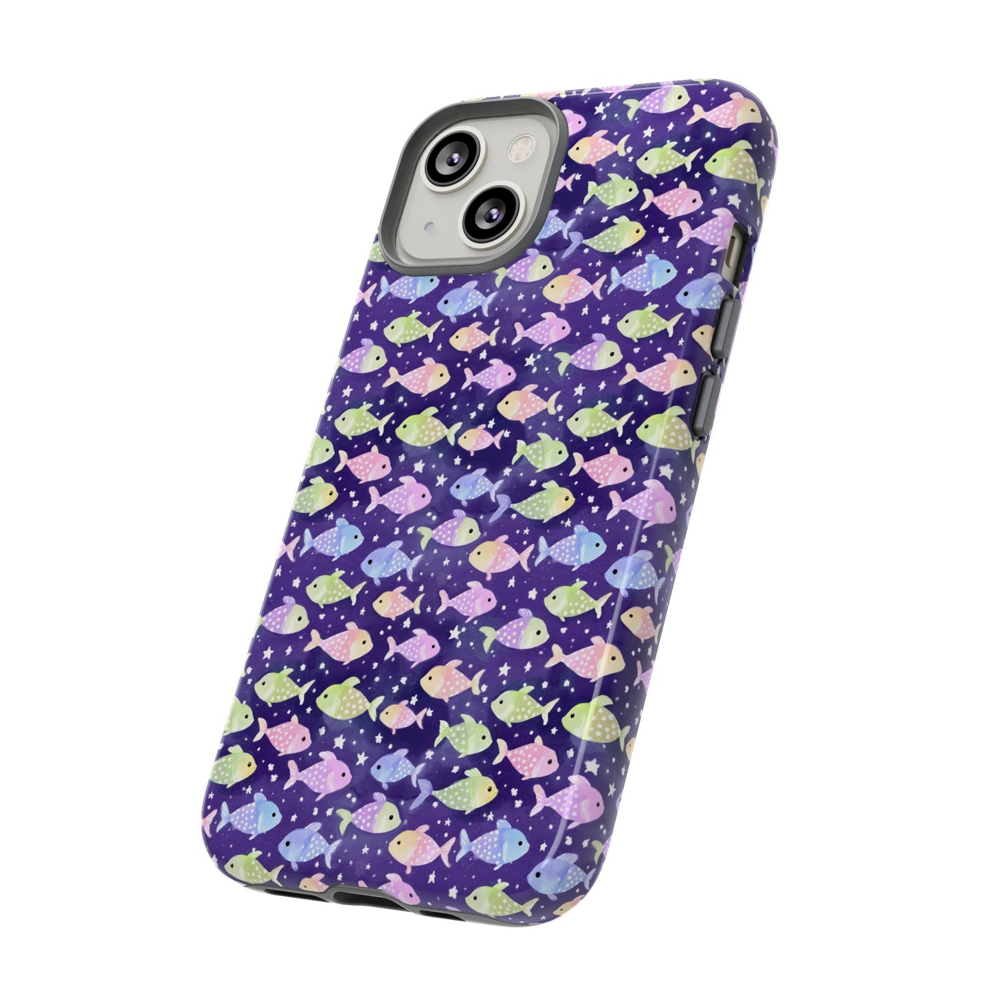 Fish And Stars | Tough Cases | Phone Case | Protective Cover | Ocean Themed | Sea Themed | Cute Phone Cover | Colorful