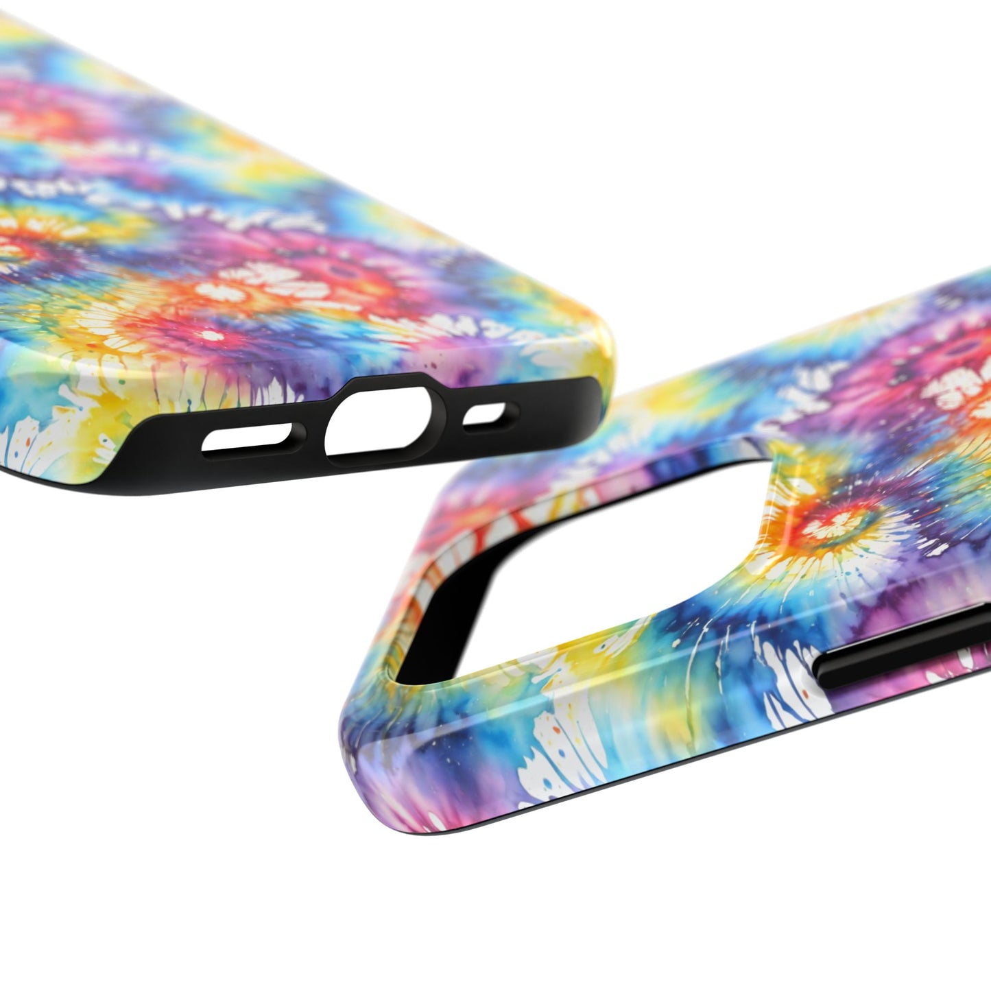Rainbow Tye Dye Phone Case | Hippie Rainbow Phone Case | Boho Tye Dye | Tough Phone Case | Cute Rainbow Phone Case