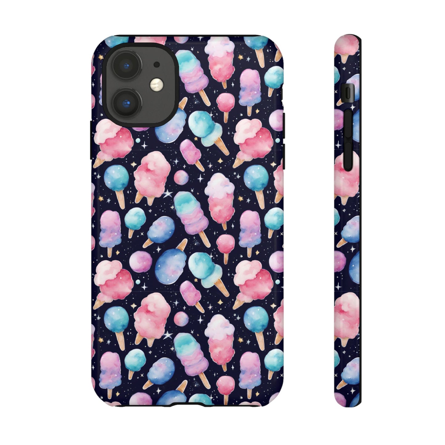 Cotton Candy Space Explosion Tough Case For iPhone Samsung