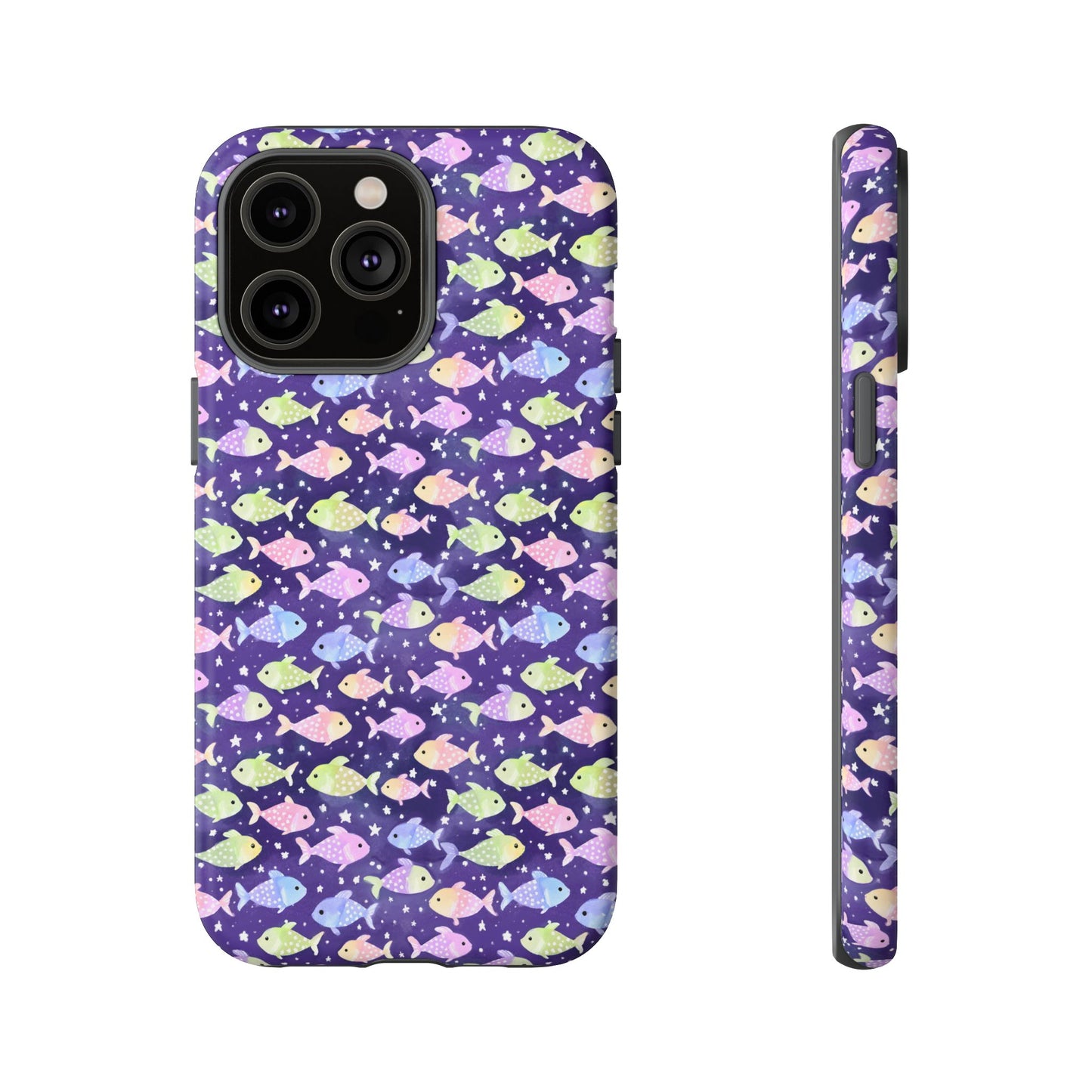 Fish And Stars | Tough Cases | Phone Case | Protective Cover | Ocean Themed | Sea Themed | Cute Phone Cover | Colorful