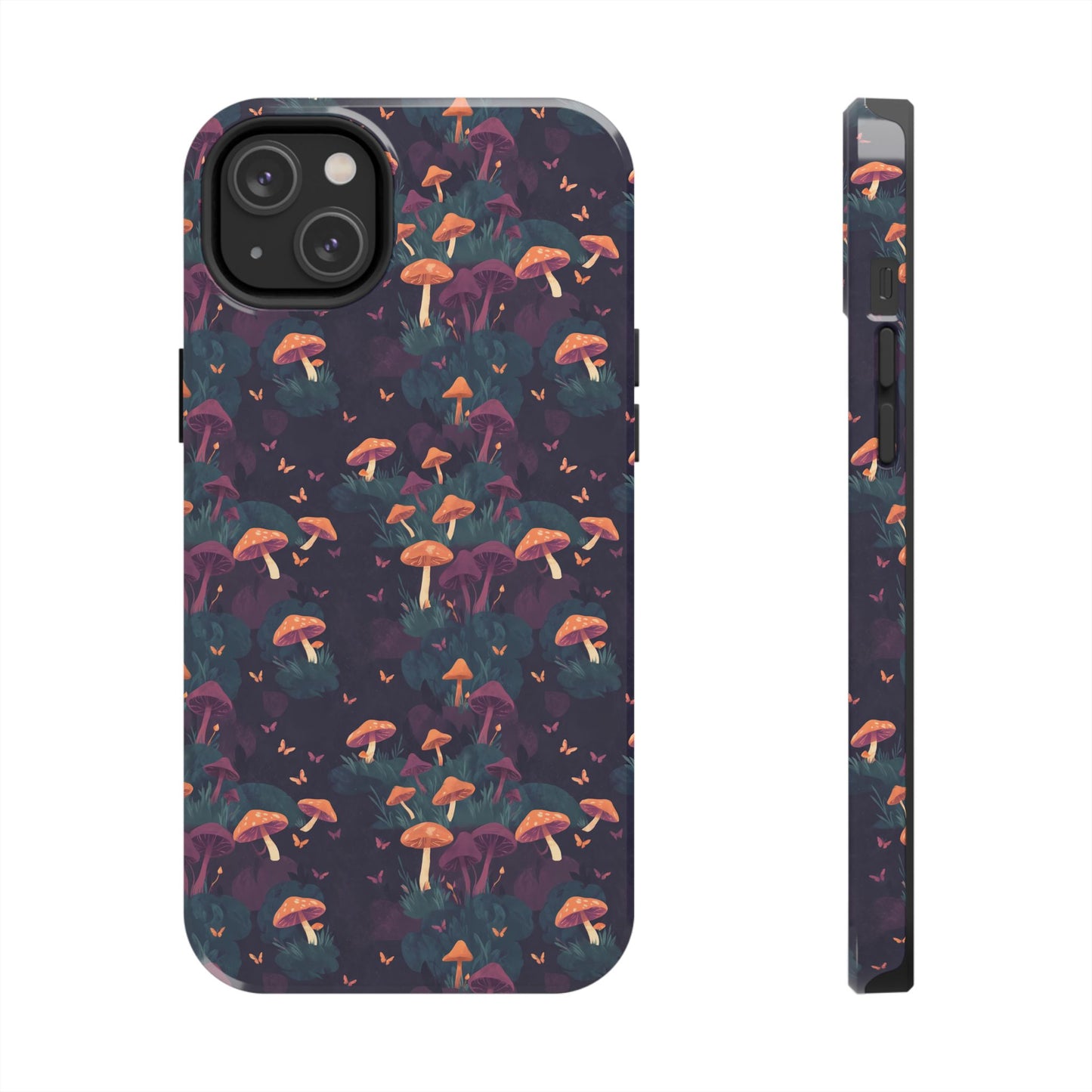 Witchy Mushroom And Moth IPhone Case | Witchy Phone Case | Mushroom Phone Case | Hippie Mushrooms | Night Moths