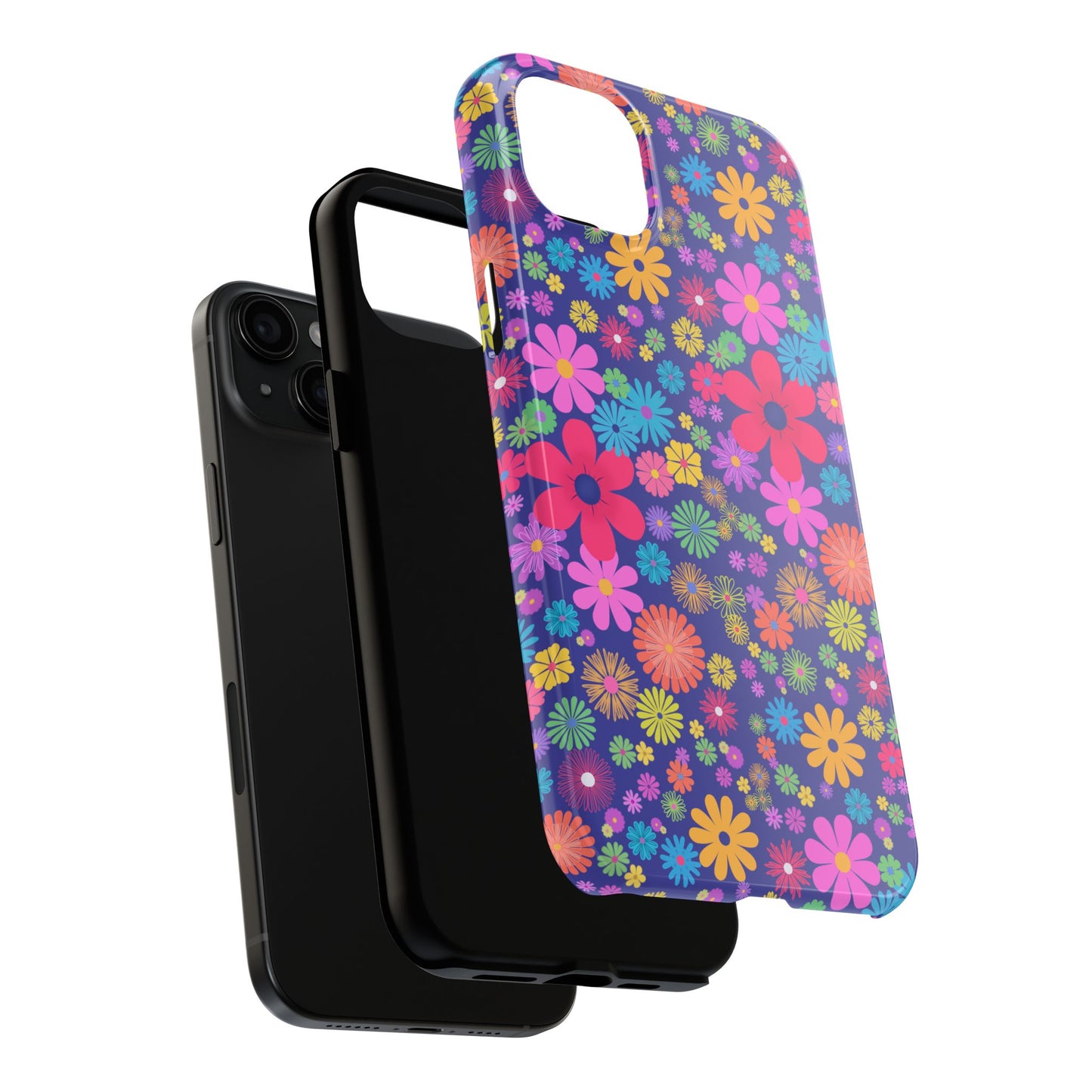Colorful Floral Tough Phone Cases