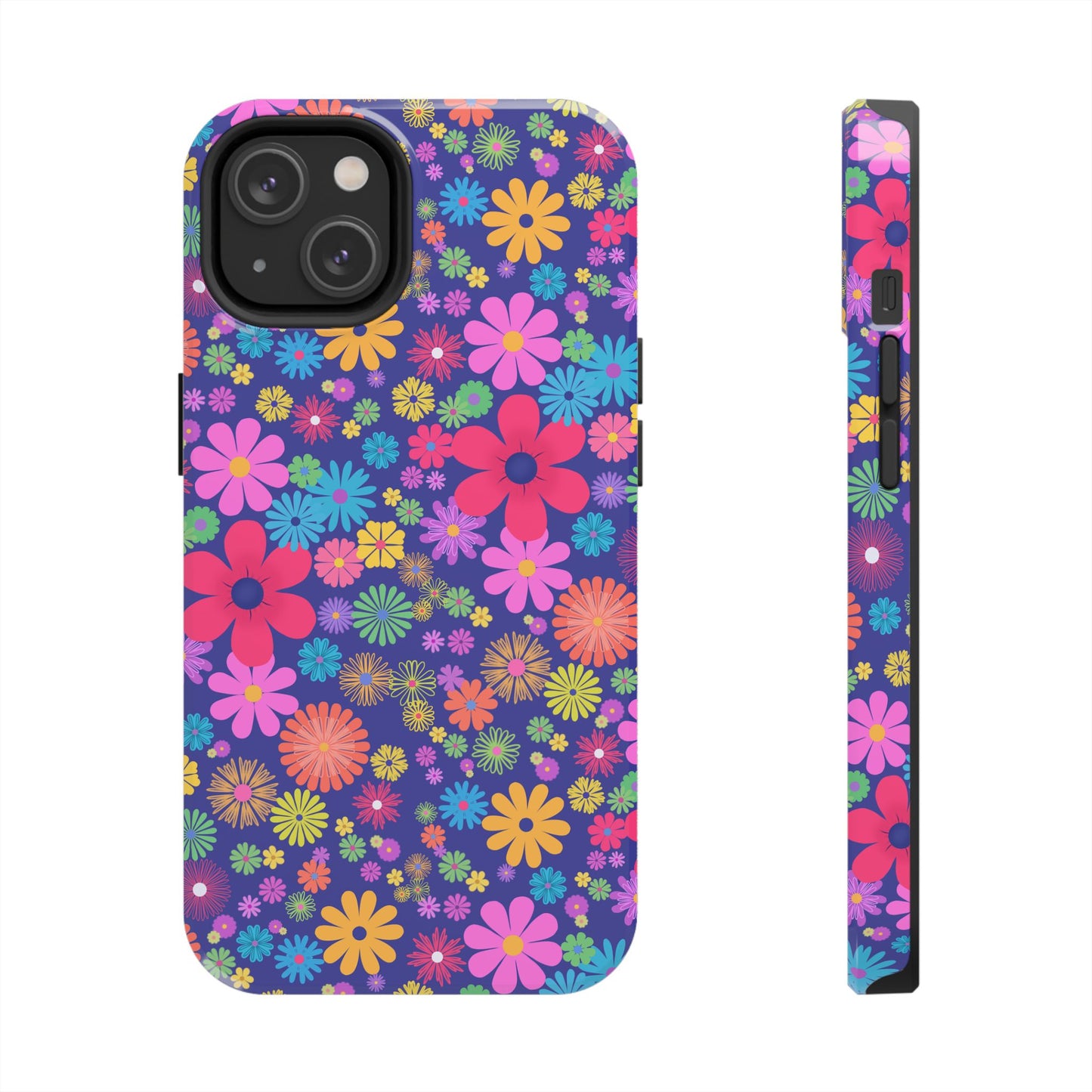Colorful Floral Tough Phone Cases