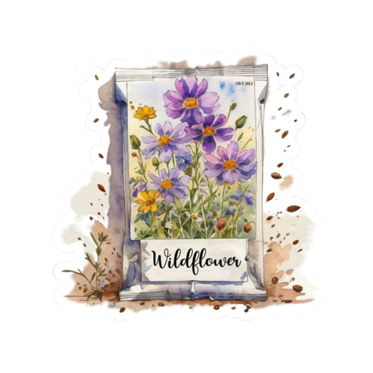 Wildflower Seeds Kiss-Cut Stickers