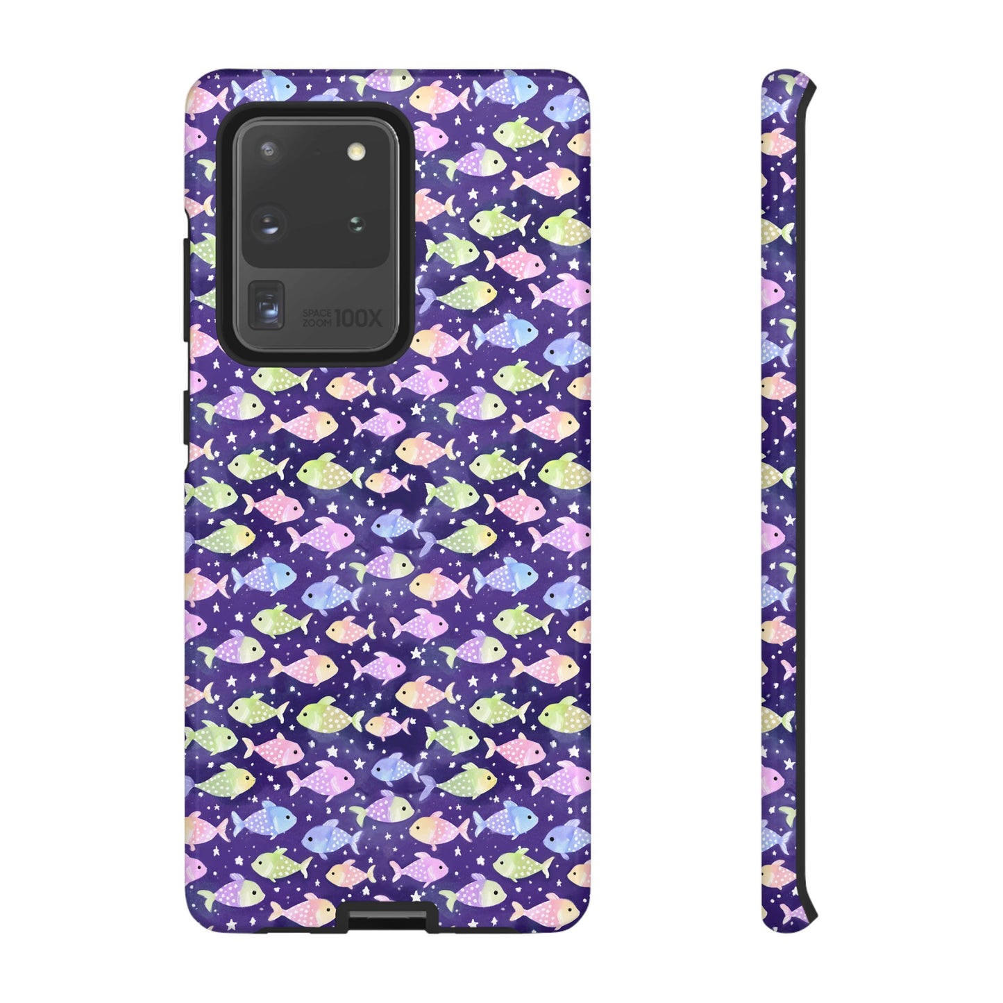 Fish And Stars | Tough Cases | Phone Case | Protective Cover | Ocean Themed | Sea Themed | Cute Phone Cover | Colorful