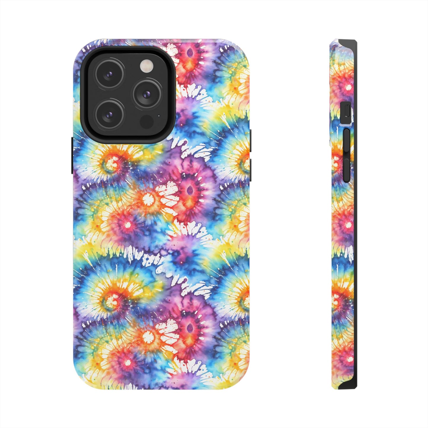 Rainbow Tye Dye Phone Case | Hippie Rainbow Phone Case | Boho Tye Dye | Tough Phone Case | Cute Rainbow Phone Case
