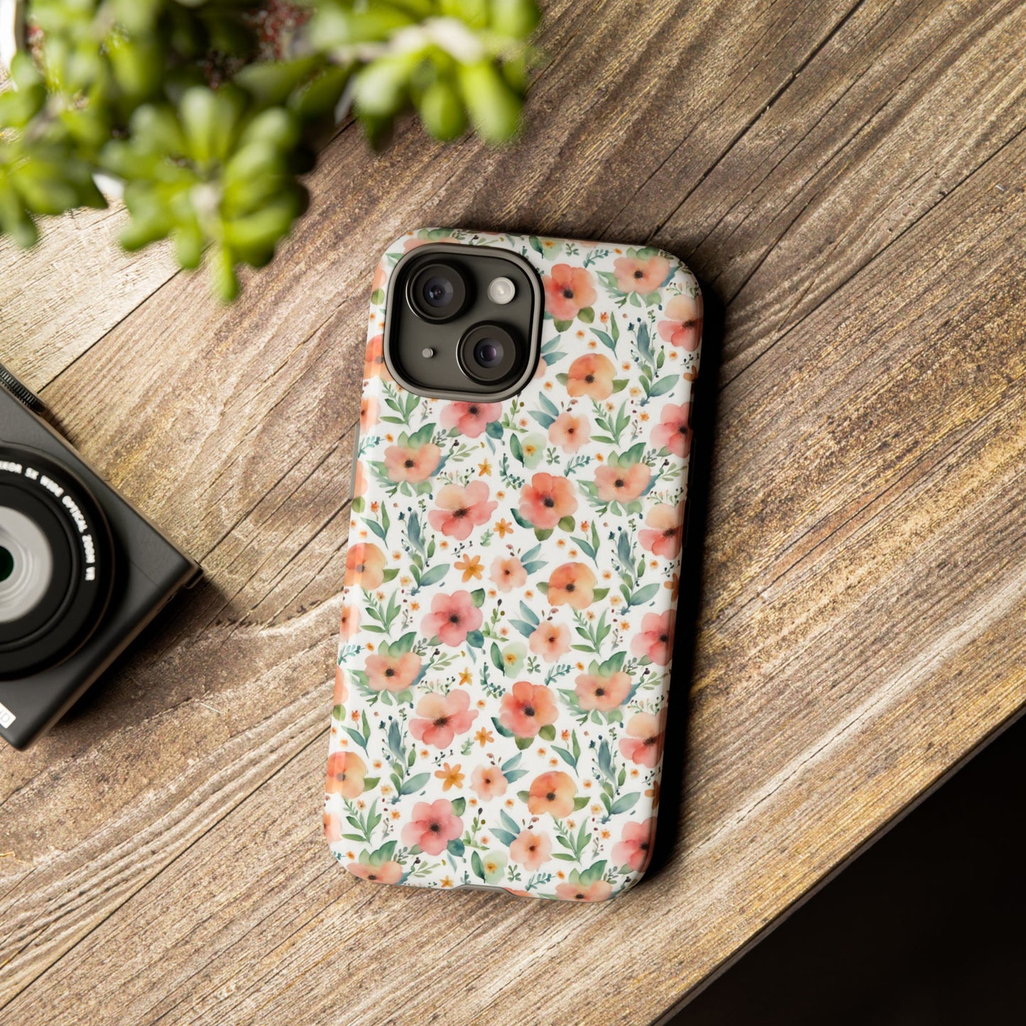 Watercolor Floral Print | Tough Cases | IPhone Case | Samsung Case | Flower Phone Case | Floral Case