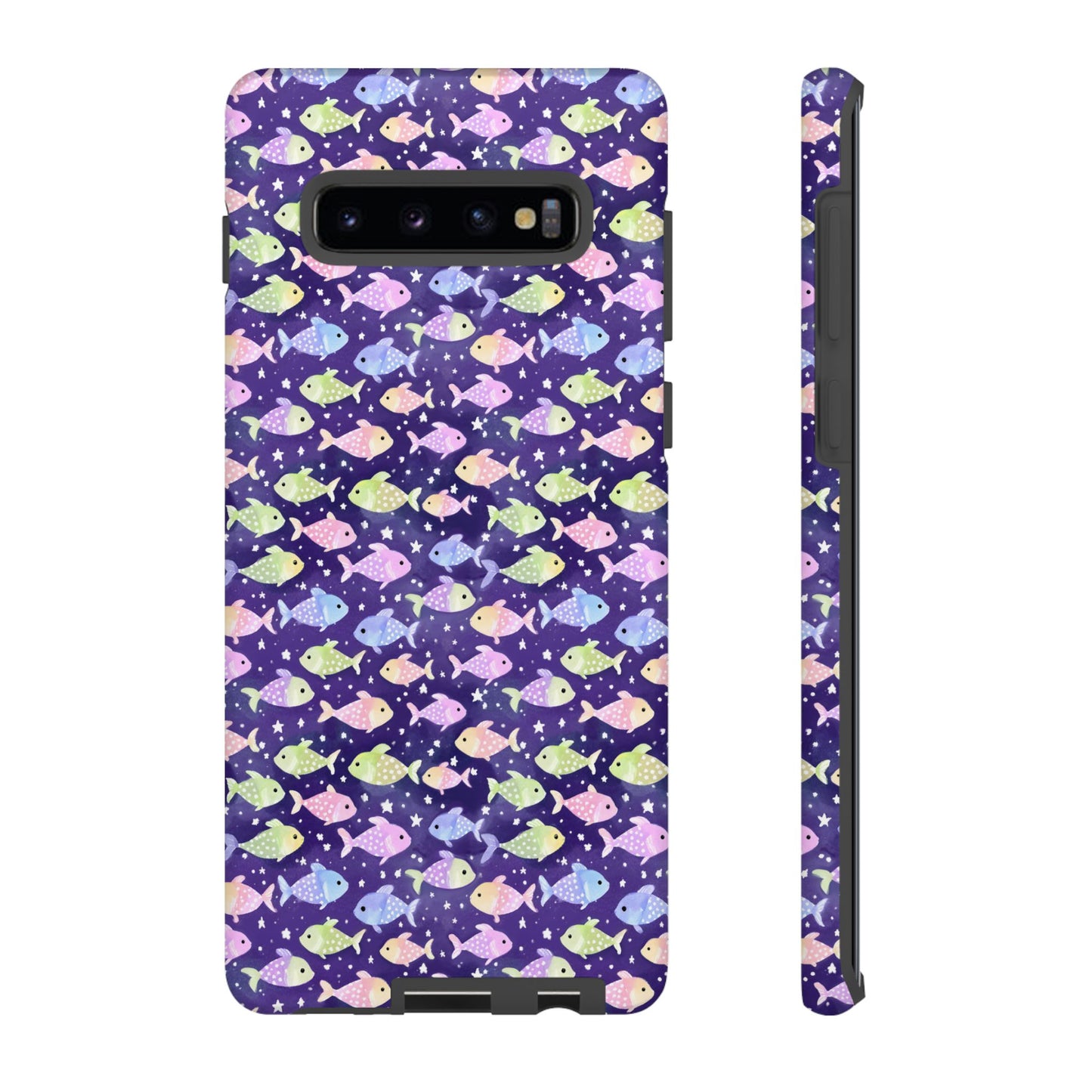 Fish And Stars | Tough Cases | Phone Case | Protective Cover | Ocean Themed | Sea Themed | Cute Phone Cover | Colorful