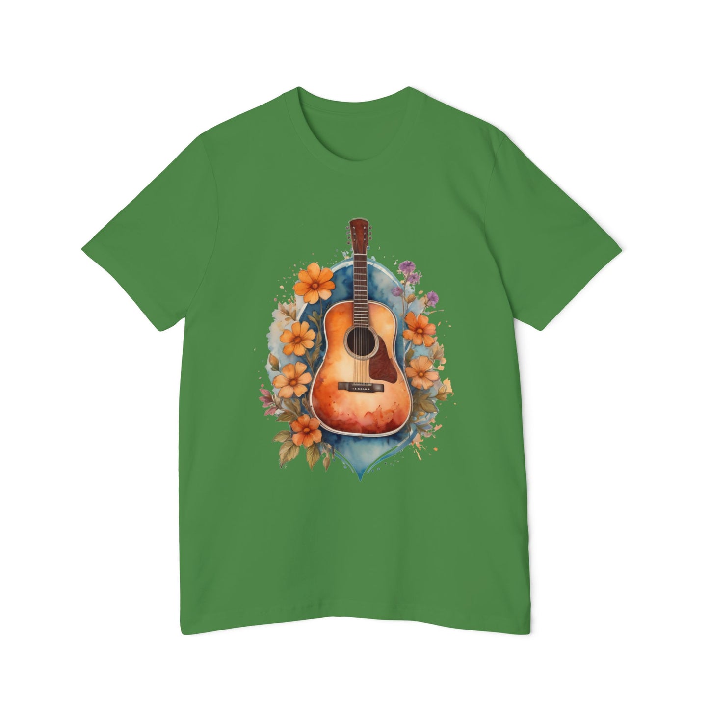 Retro Guitar Tshirt | 70s Style Guitar Tee | Guitar Tshirt | Vintage Boho Shirt | Music Lover Shirt | musician gift | Gift For Friend