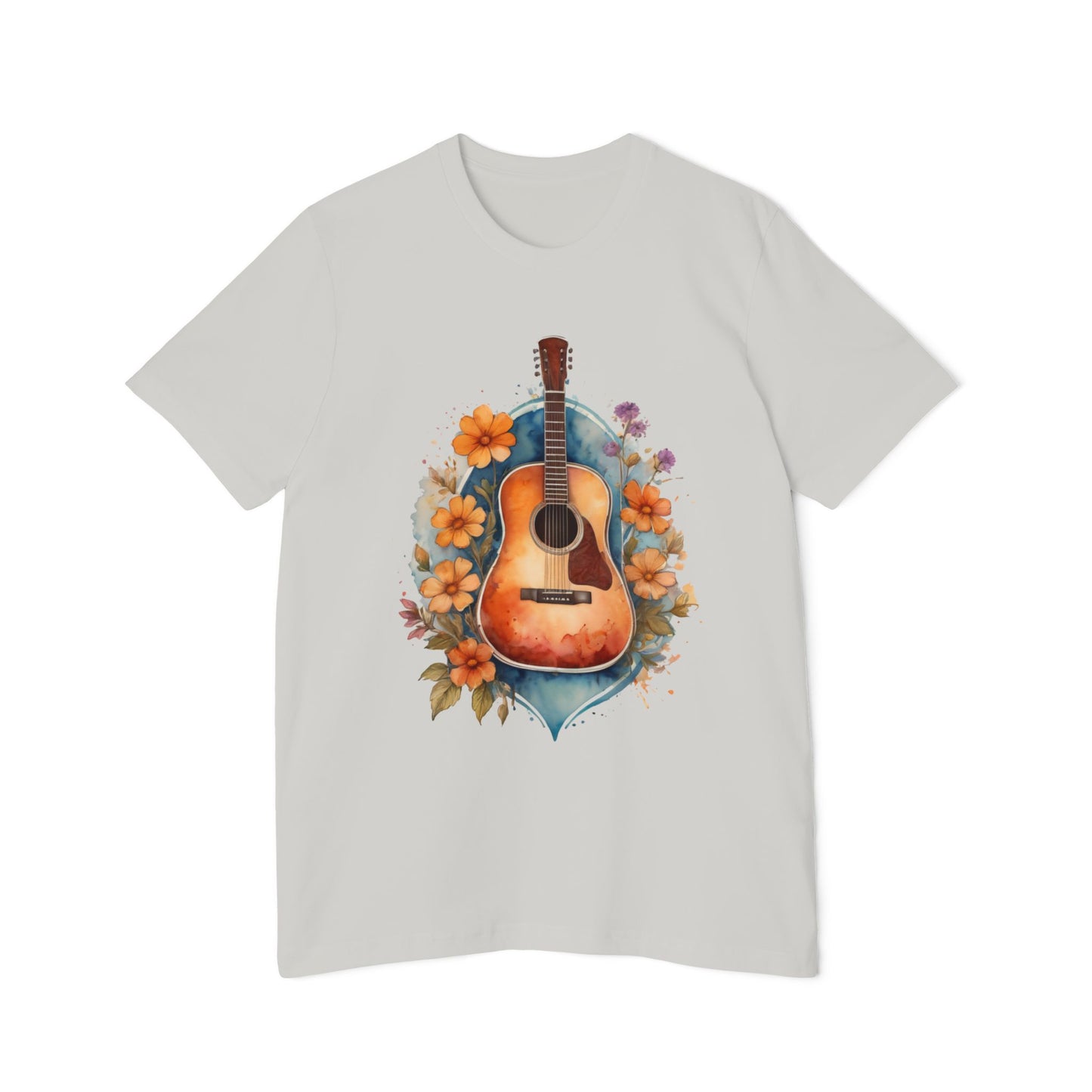 Retro Guitar Tshirt | 70s Style Guitar Tee | Guitar Tshirt | Vintage Boho Shirt | Music Lover Shirt | musician gift | Gift For Friend