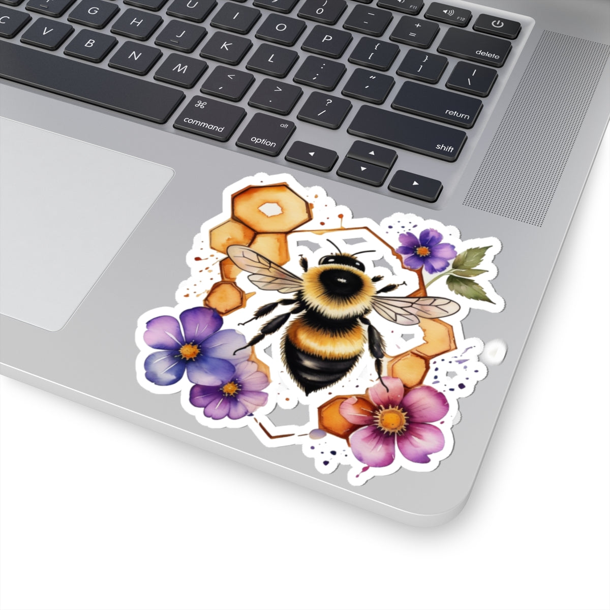 Bubble Bee Kiss Cut Stickers Durable Vinyl Decals For Decor