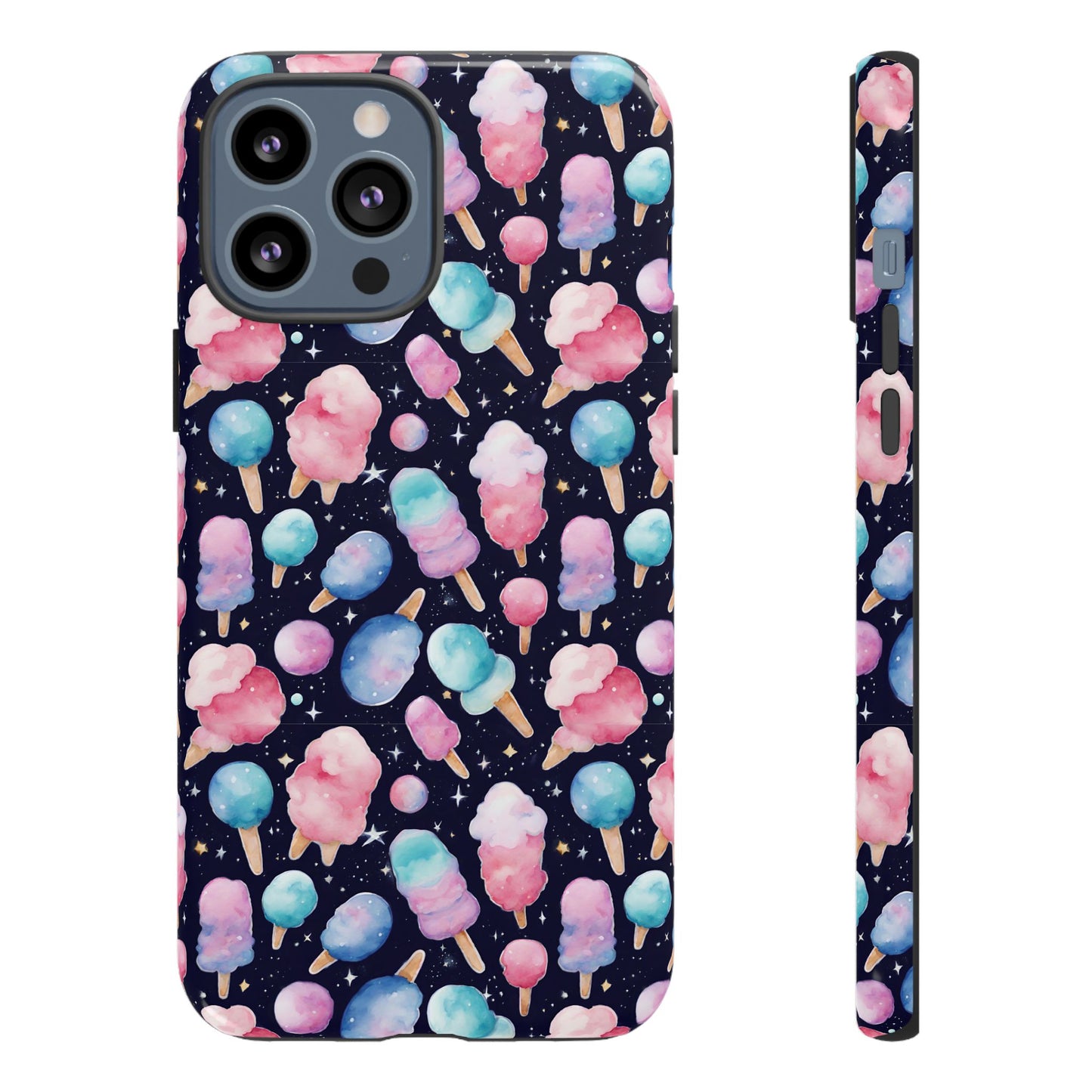 Cotton Candy Space Explosion Tough Case For iPhone Samsung