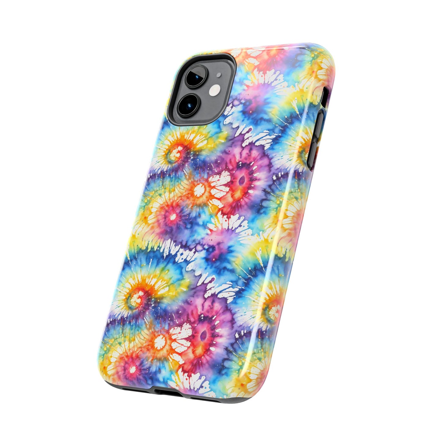 Rainbow Tye Dye Phone Case | Hippie Rainbow Phone Case | Boho Tye Dye | Tough Phone Case | Cute Rainbow Phone Case