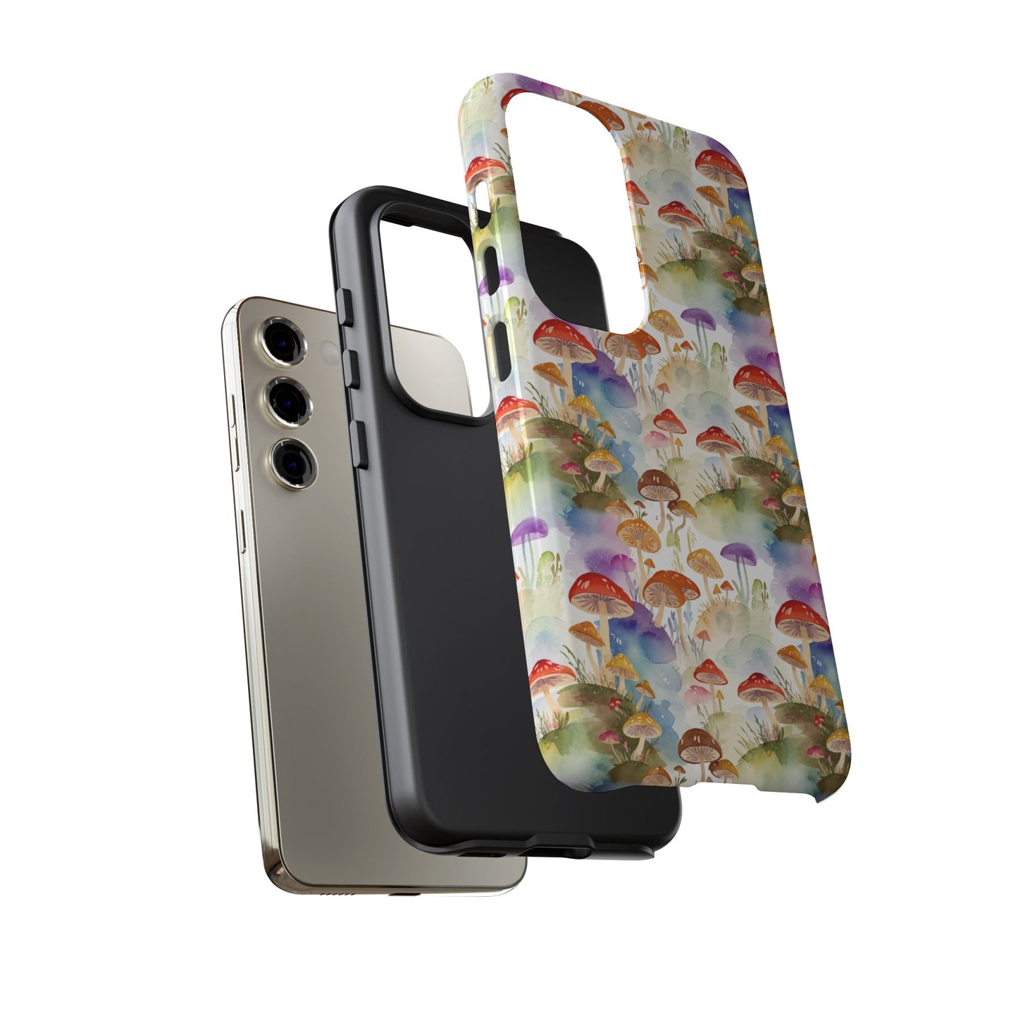 Mushroom Phone Case | Shroom Phone Cover | Hippie Themed Phone Case | Cute mushroom Pattern | Tough Case
