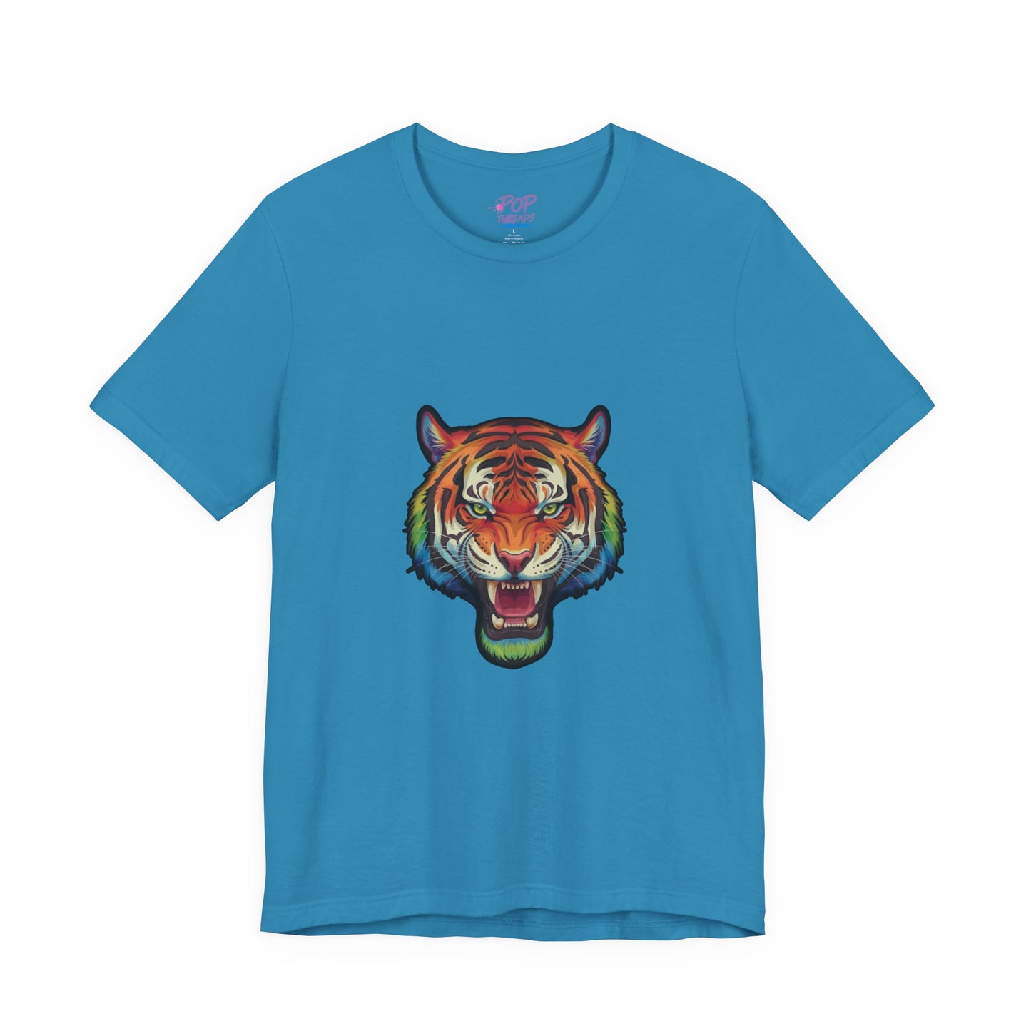 Colorful Rainbow Tiger Tee