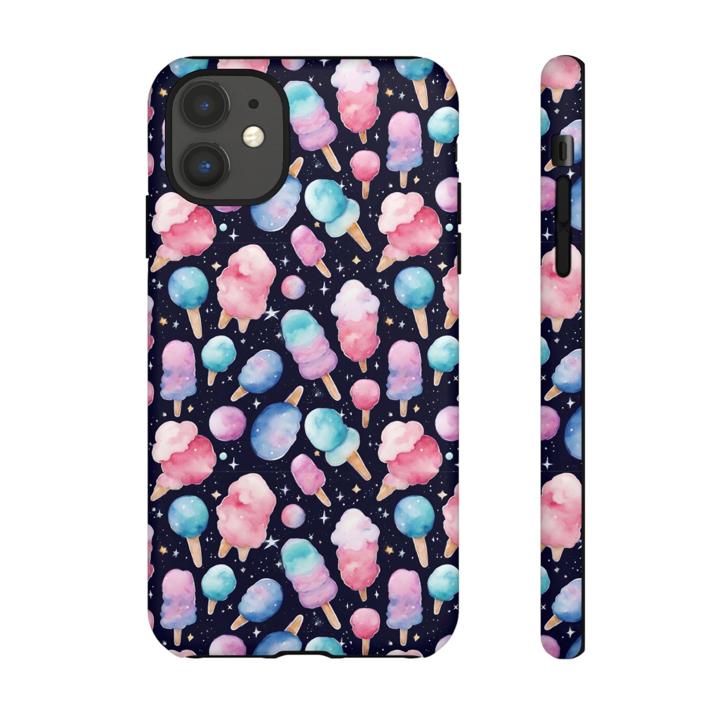 Cotton Candy Space Explosion Tough Case For iPhone Samsung