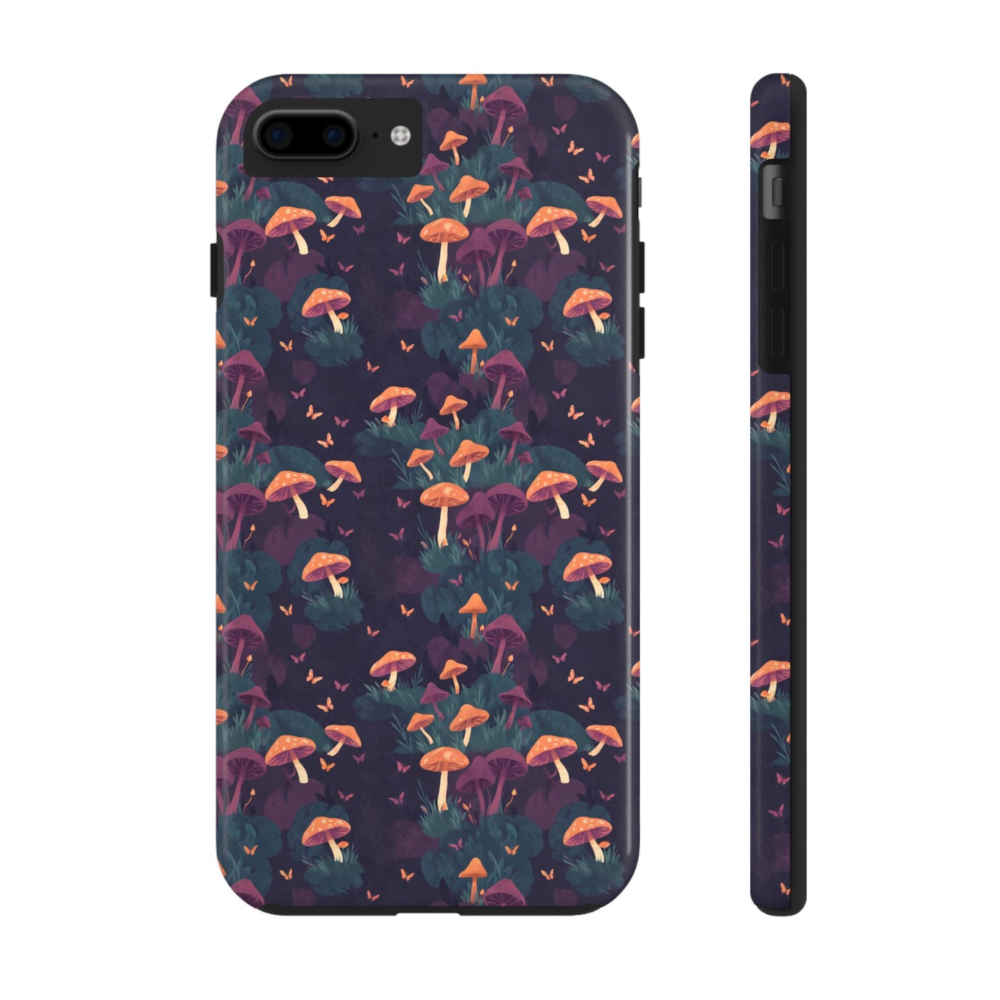 Witchy Mushroom And Moth IPhone Case | Witchy Phone Case | Mushroom Phone Case | Hippie Mushrooms | Night Moths